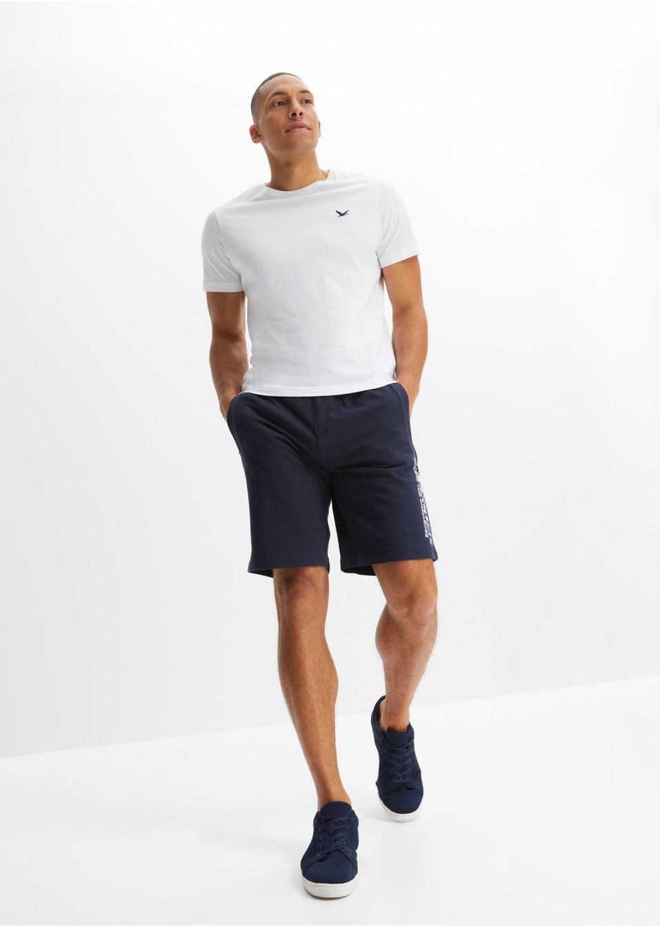 Lot de 2 shorts en sweat avec polyester recyclé