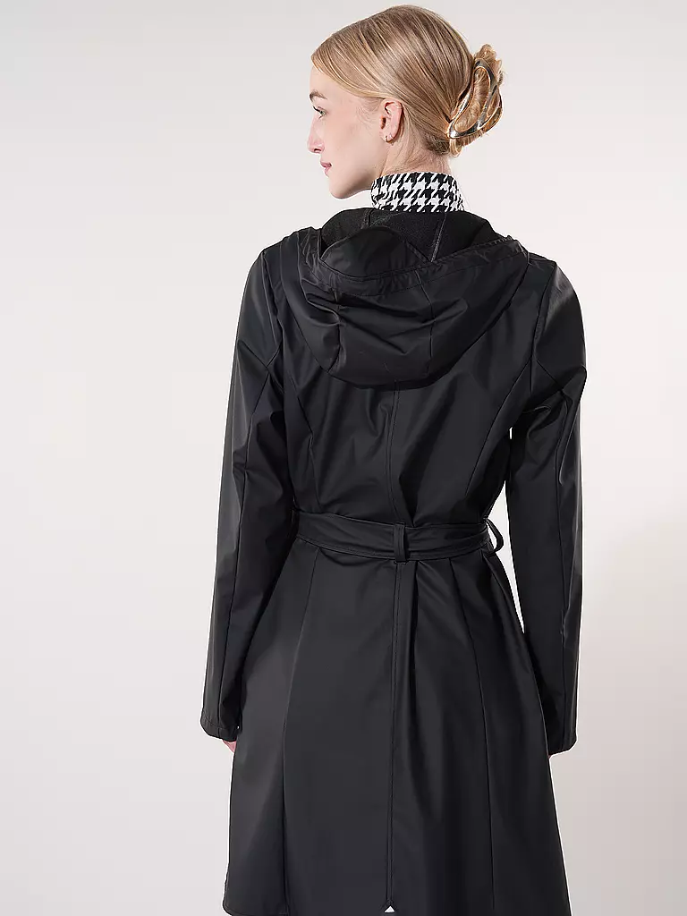 RAINS Regenjacke CURVE W JACKET  schwarz