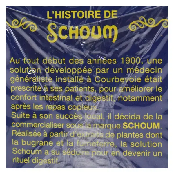 Chá de ervas orgânico de menta Schoum Digestion, 20 sachês.