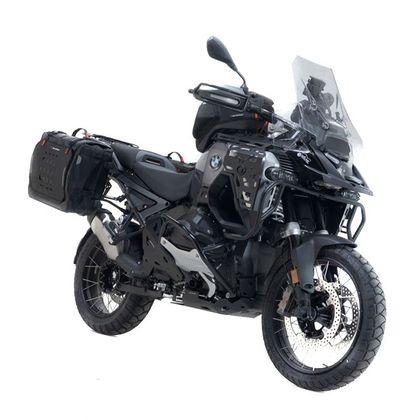 Sacoches cavalières SW-MOTECH SysBag WP L/L (27-40 litres x 2) complet avec support - Noir