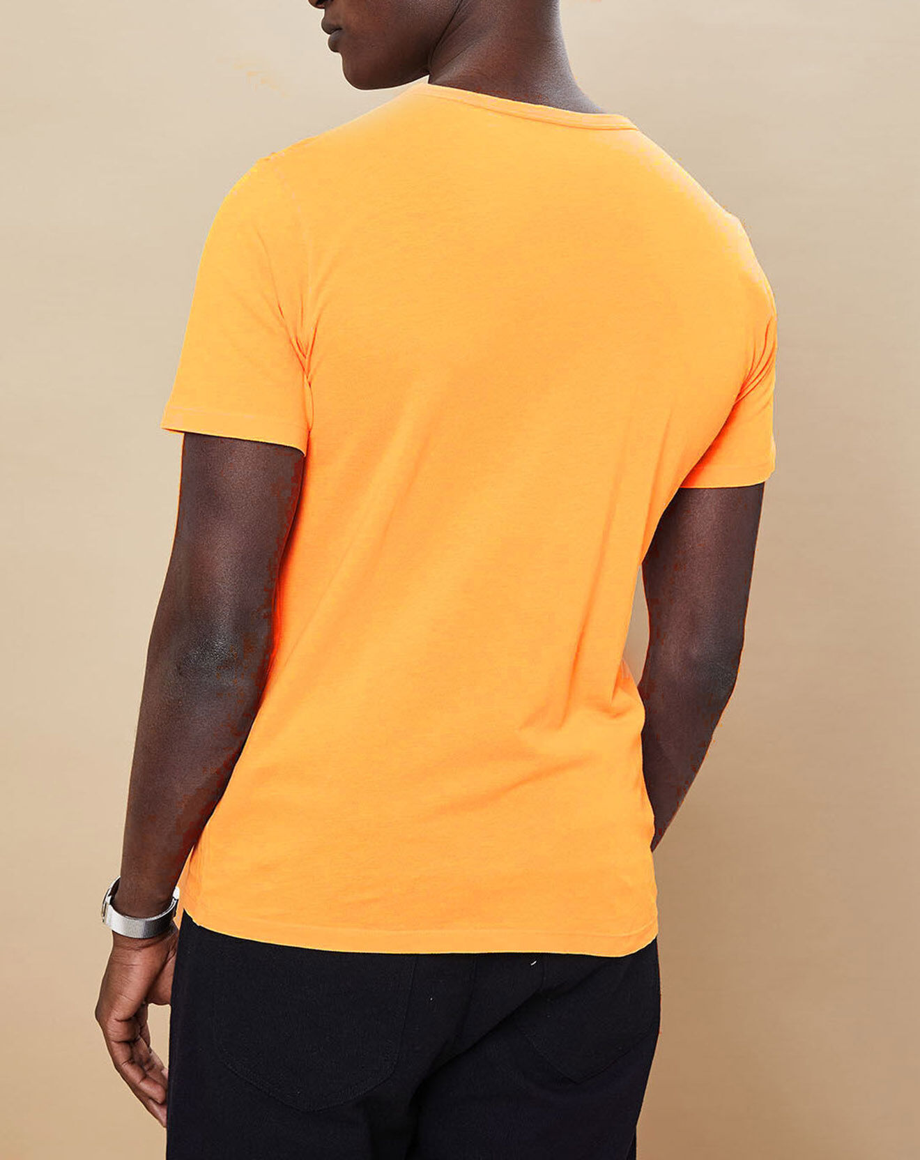 Hartford T-Shirt Piqué Tee orange