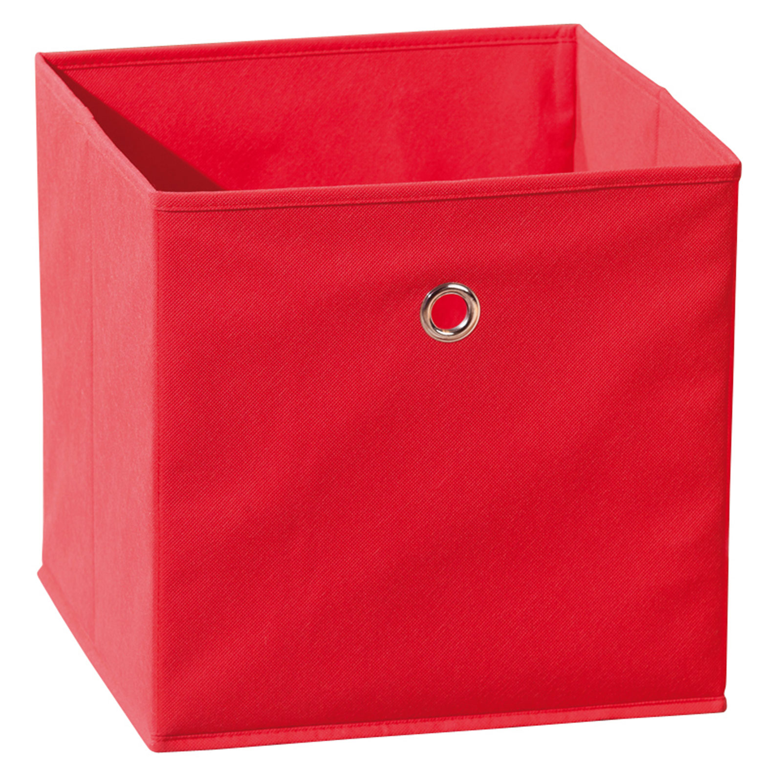 Faltbox WINNY - rot - mit Metallöse - 32x32 cm