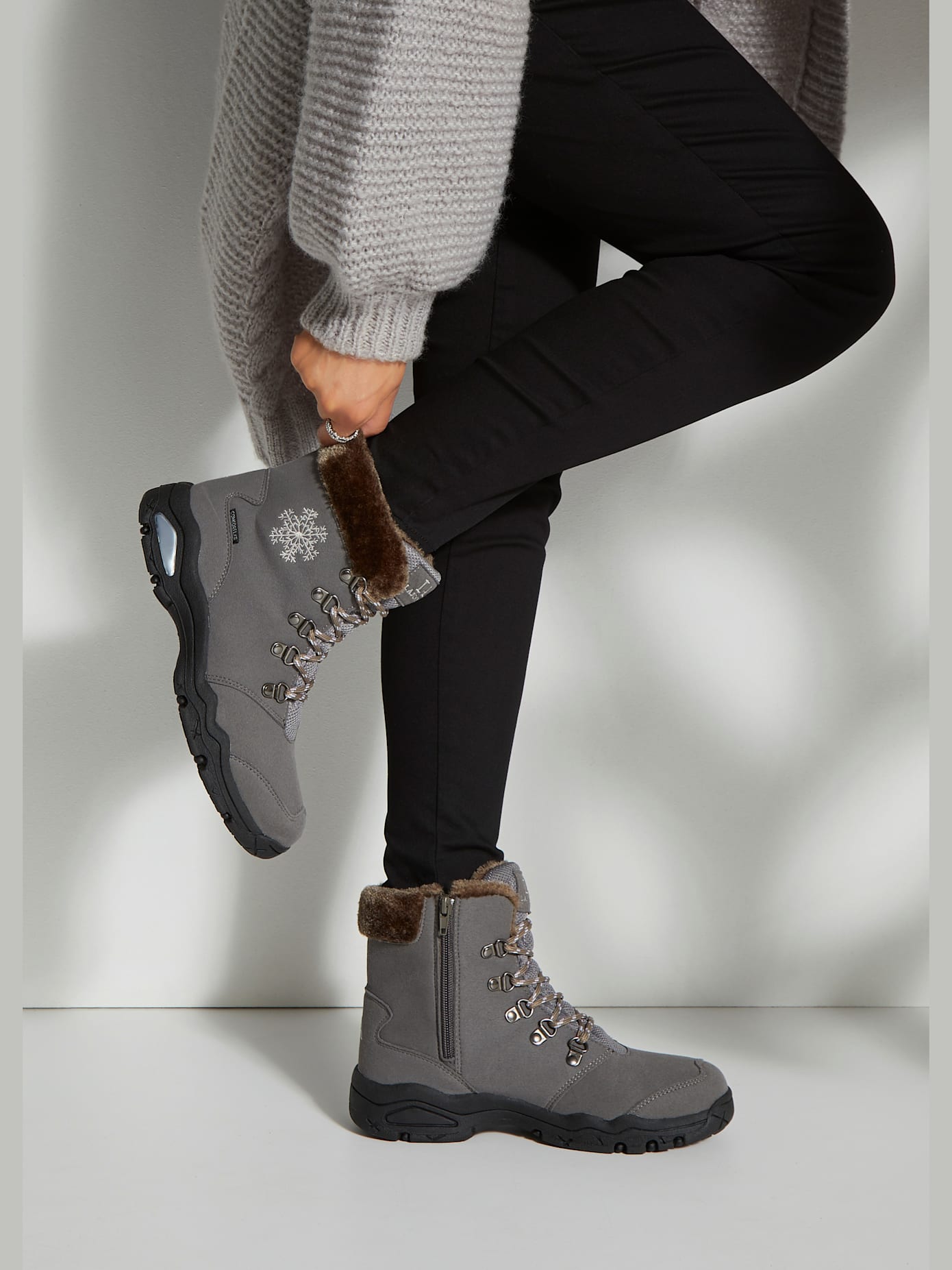 Bottines d'hiver bottes thermiques : très chaudes et souples