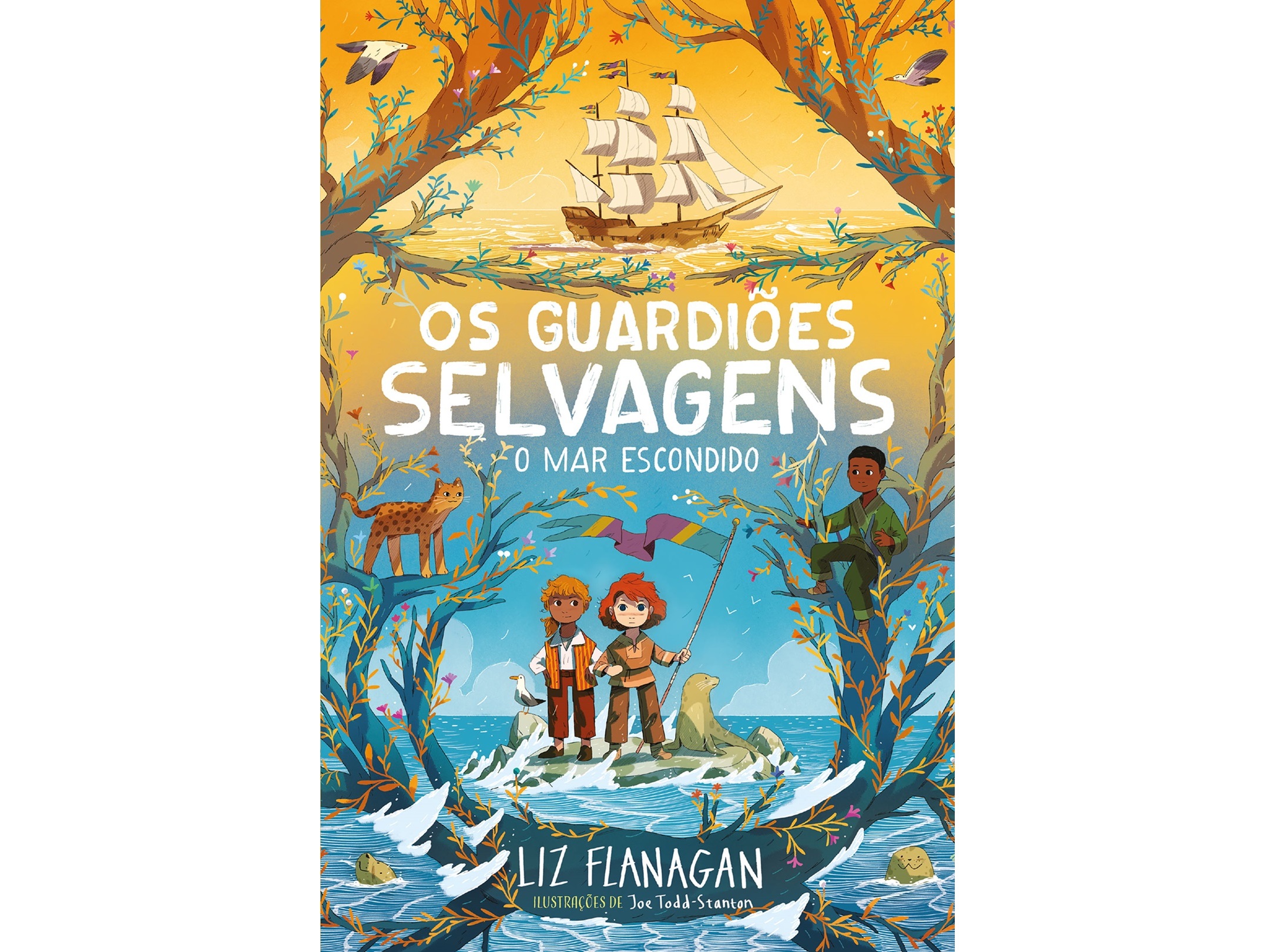 LIVRO OS GUARDIÕES SELVAGENS 3 - O MAR ESCONDIDO DE LIZ FLANAGAN
