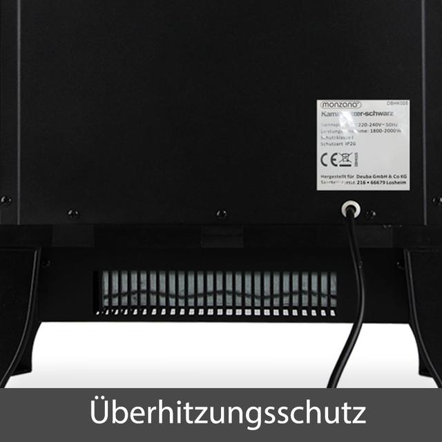 Elektro-Kamin mit Heizfunktion
