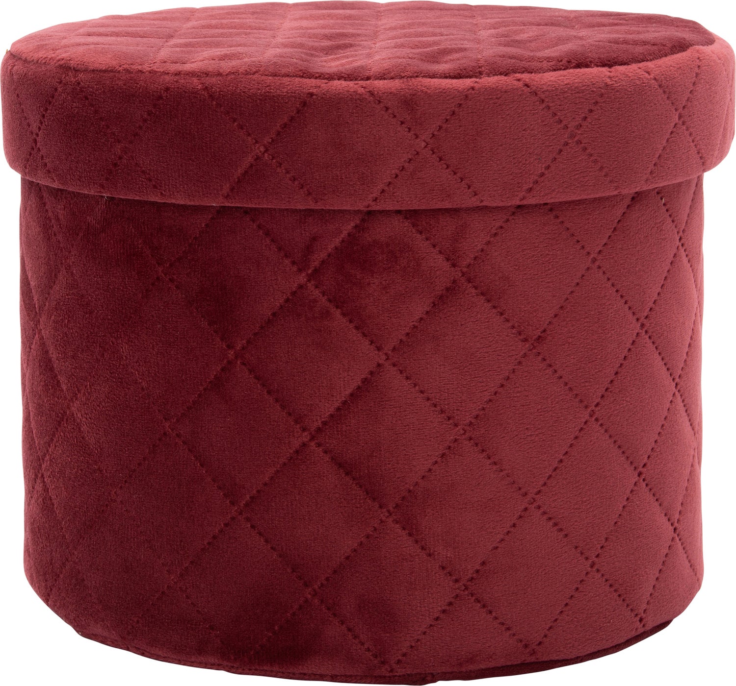 Intratuin opbergdoos Yun rood D 22 H 16 cm