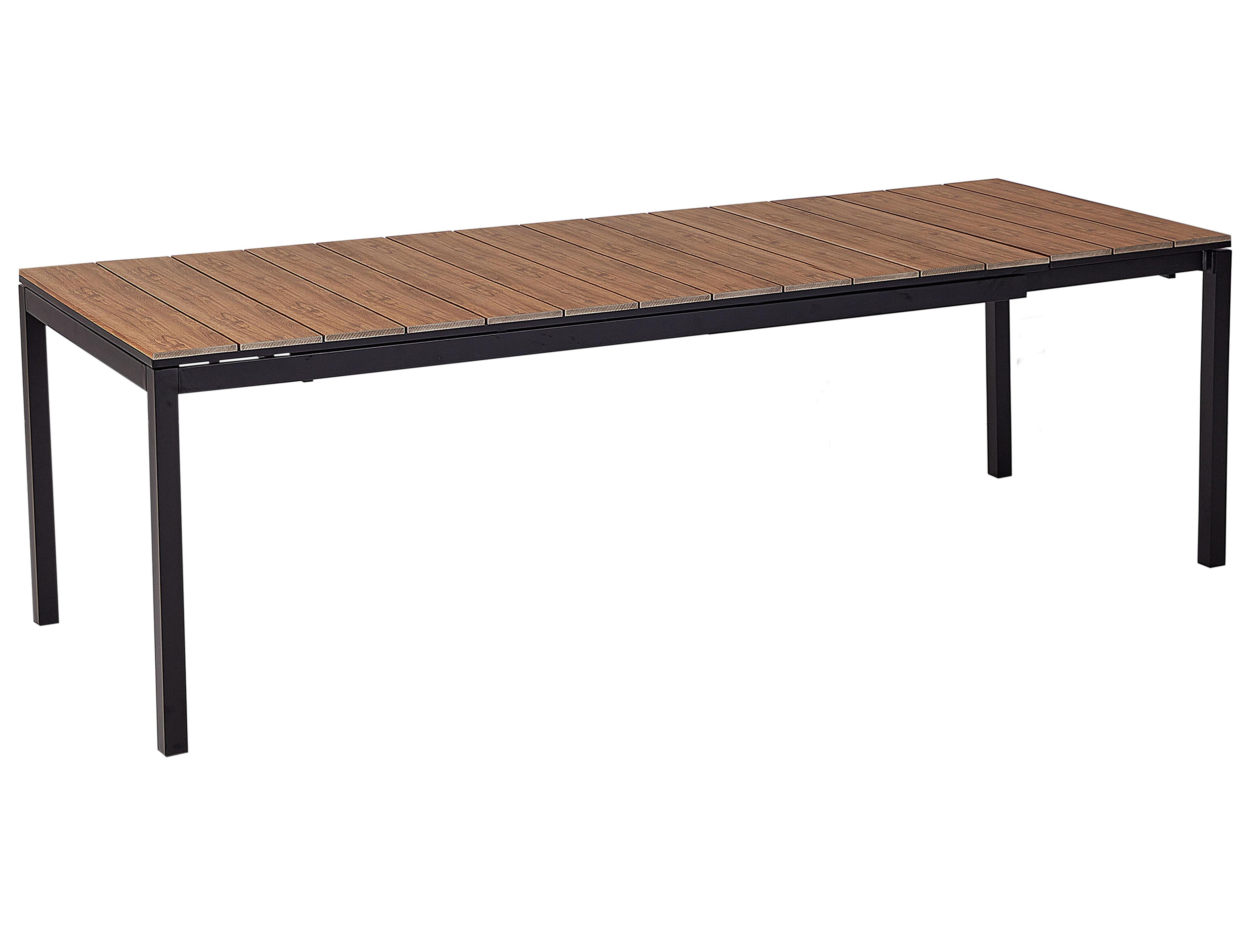 Uitschuifbare tuintafel TOFANE 198/248 cm 90 cm Bruin