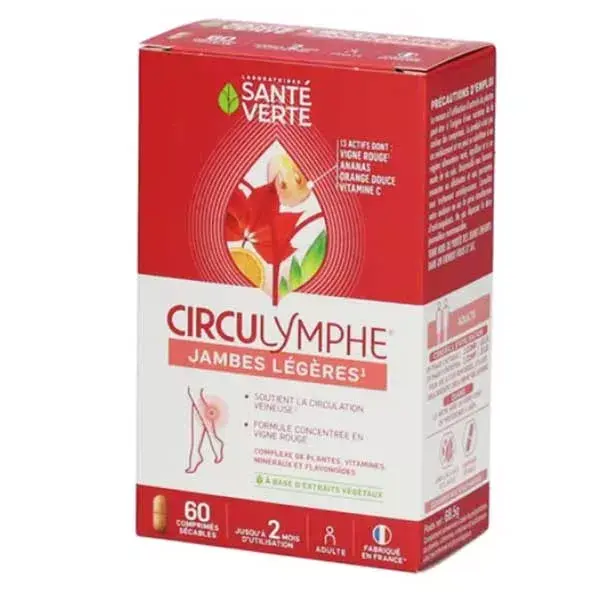Santé Verte Circulymphe 60 comprimidos