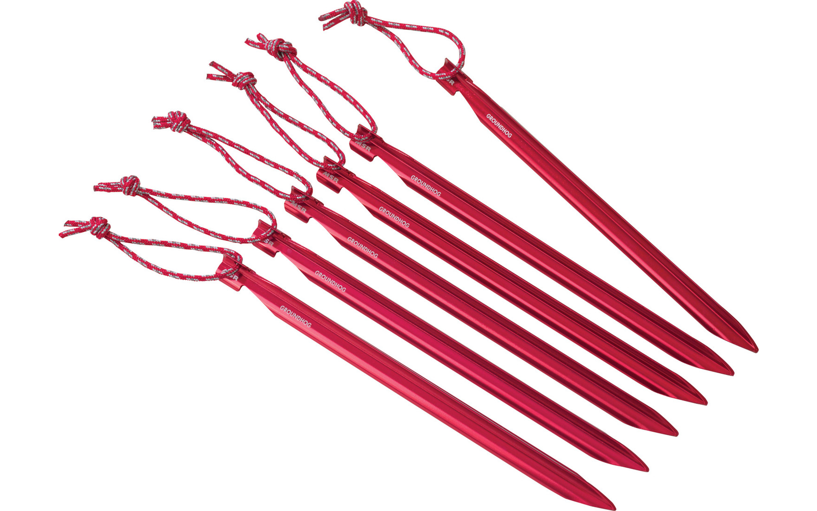 MSR Groundhog Zeltheringe Aluminium 6 Stück