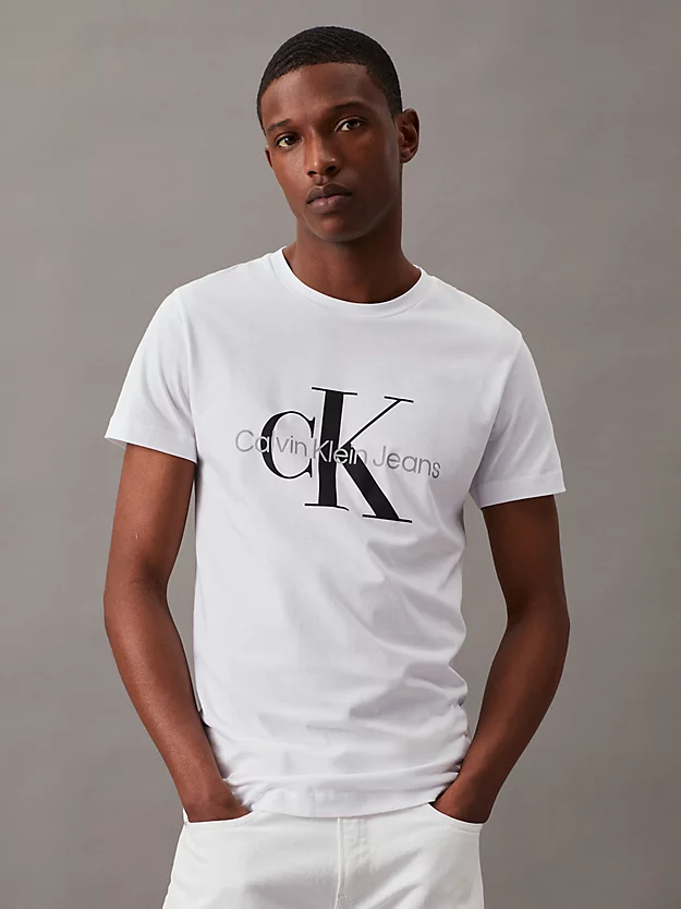 Camiseta Slim com Monograma