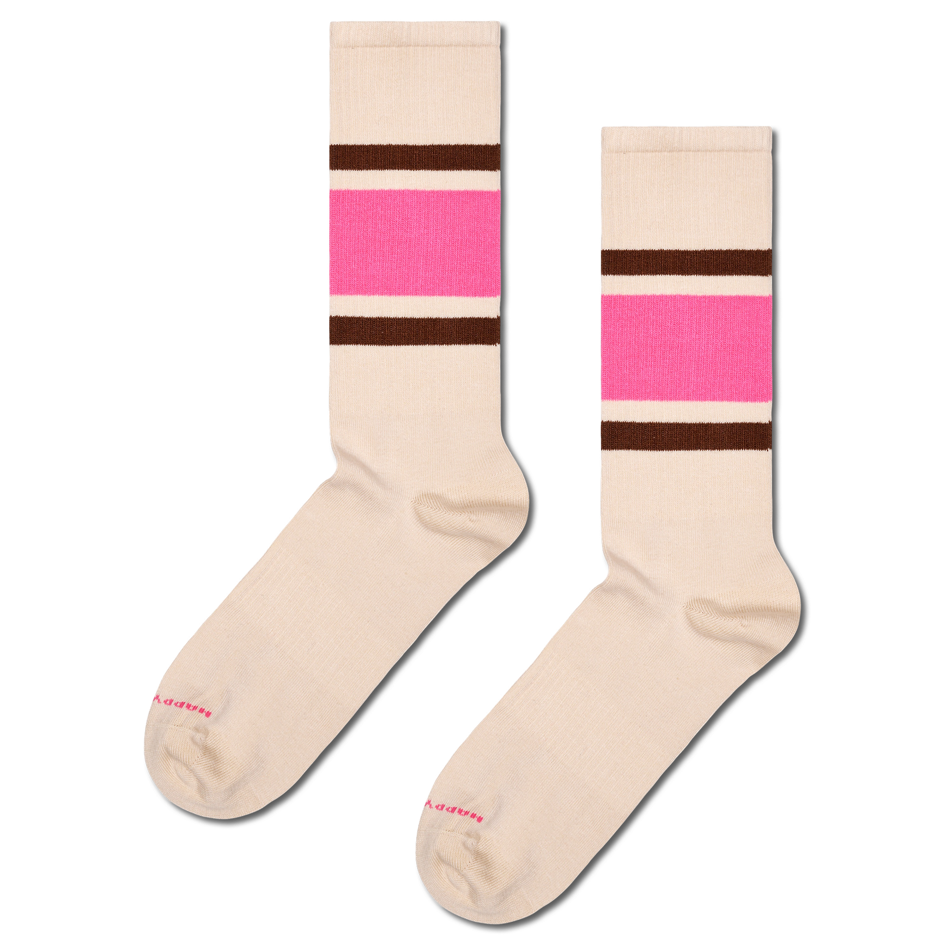 SIMPLE STRIPE - Chaussettes en coton mélangé | Blanc