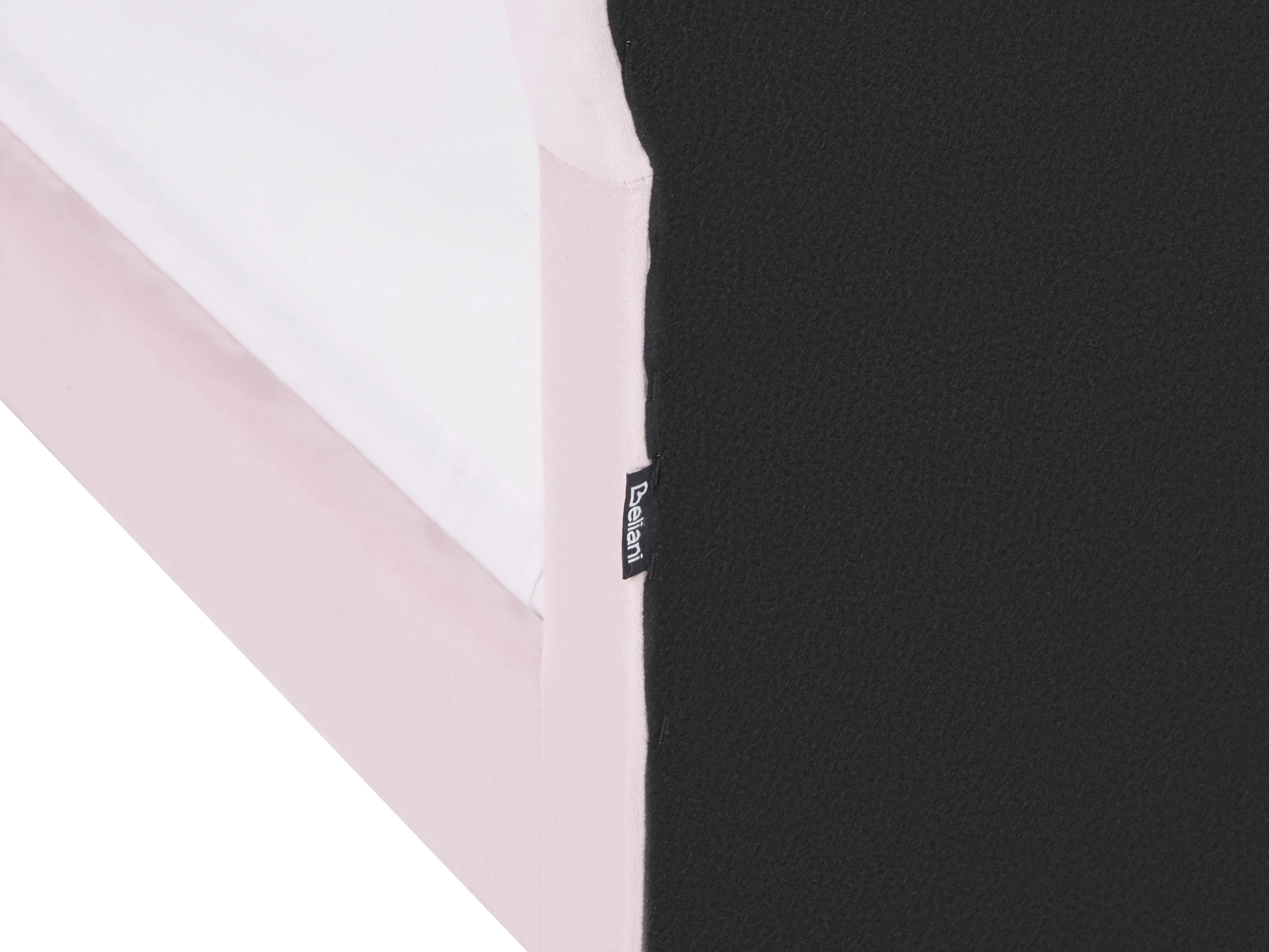 Kinderbed Wolk Fluweel MAZOU 90 x 200 cm Roze