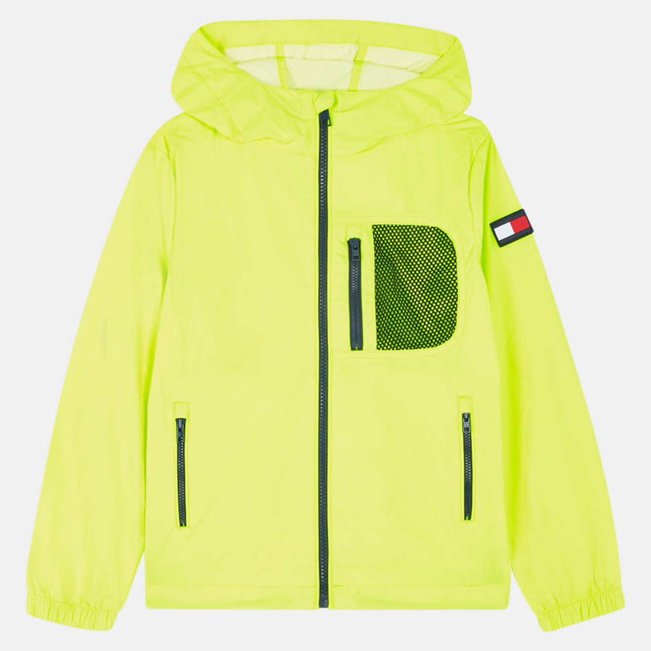 Tommy Hilfiger Blouson k-way à capuche Neon jaune fluo