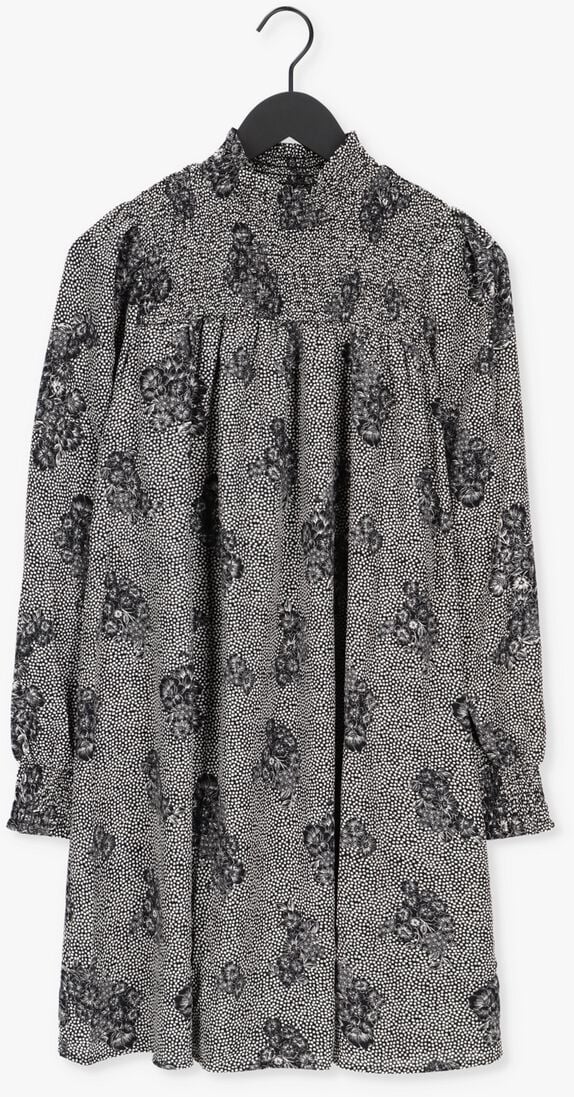 OBJECT zwarte object mini jurk evelyn l/s short dress