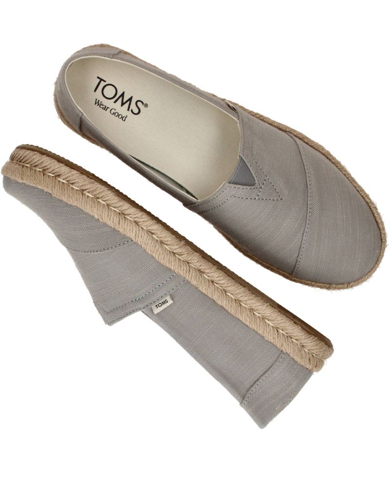 Toms Alpargata Rope 2.0 Espadrilles Grijs Dames