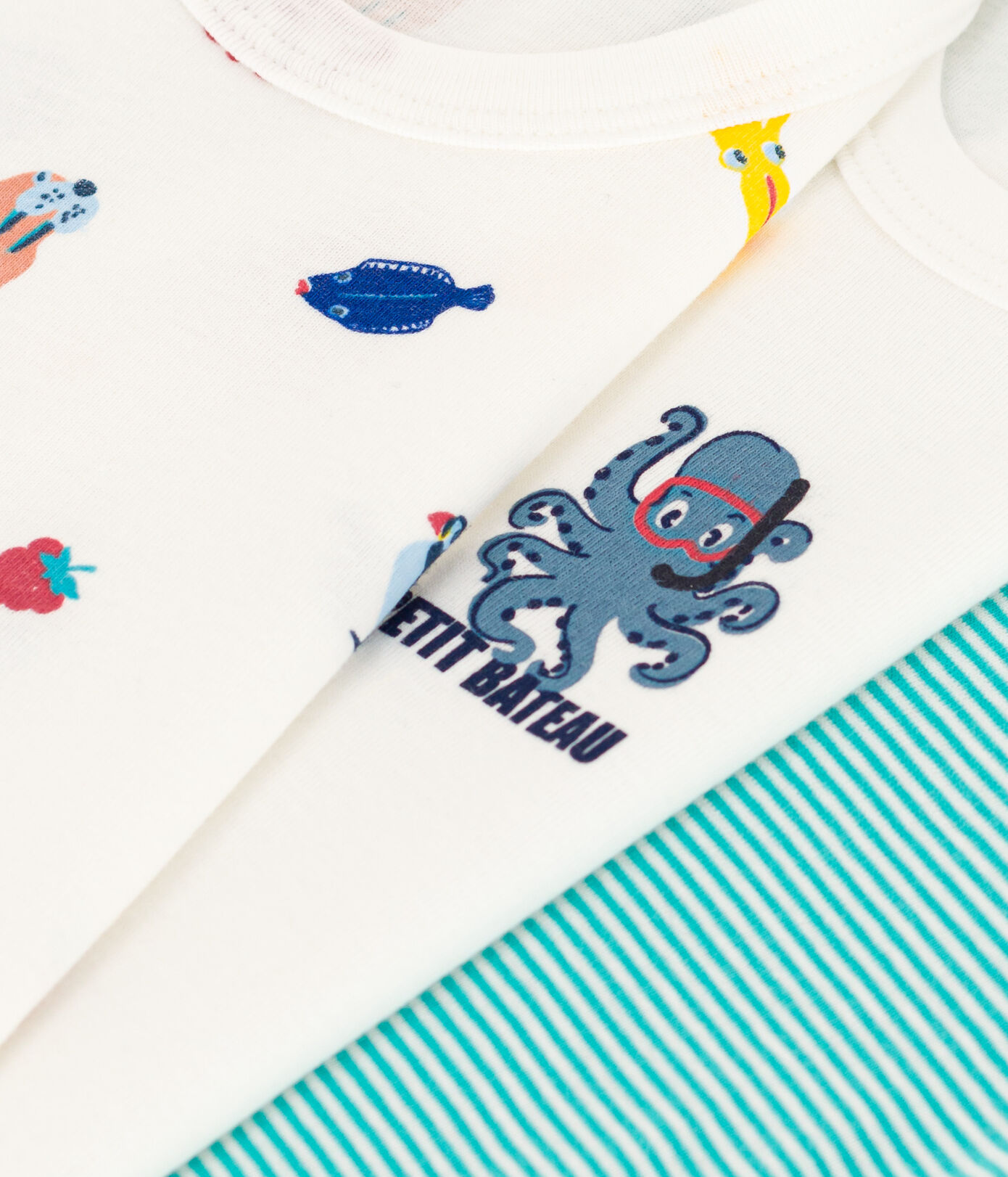 Lot de 3 débardeurs en coton petit garçon