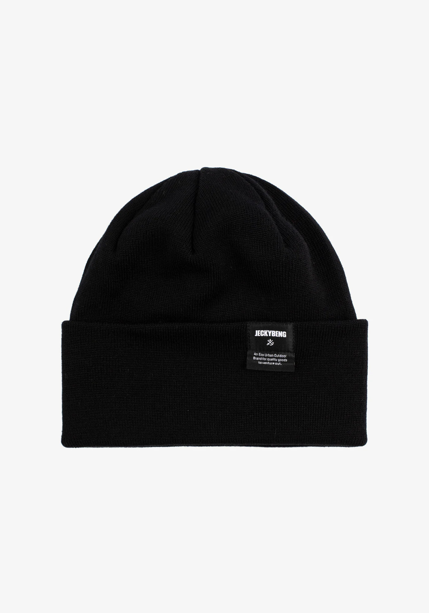 Jeckybeng Merino-Beanie Black