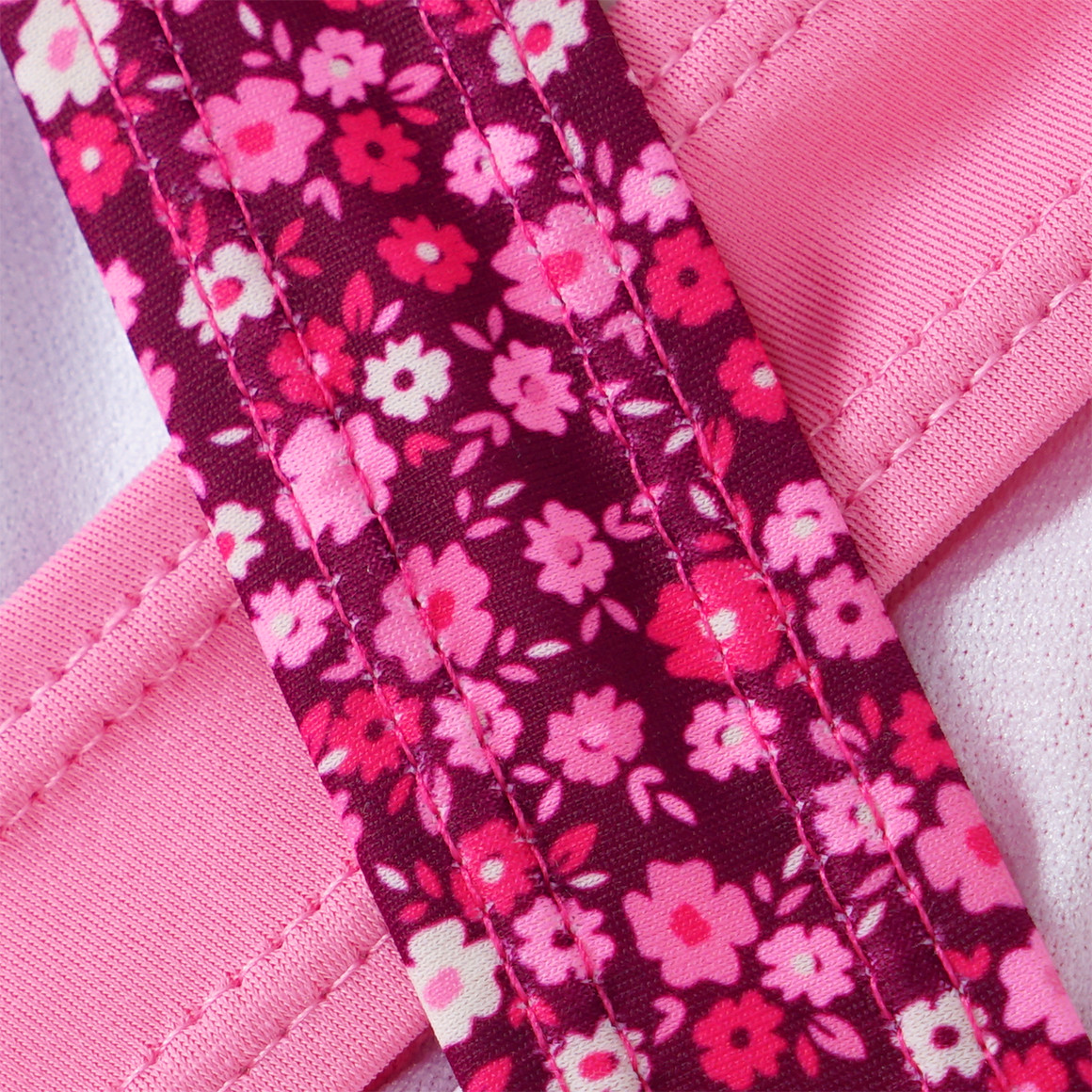 Topolino Mädchen Badeanzug in Wickel-Optik pink / rosa / lila
