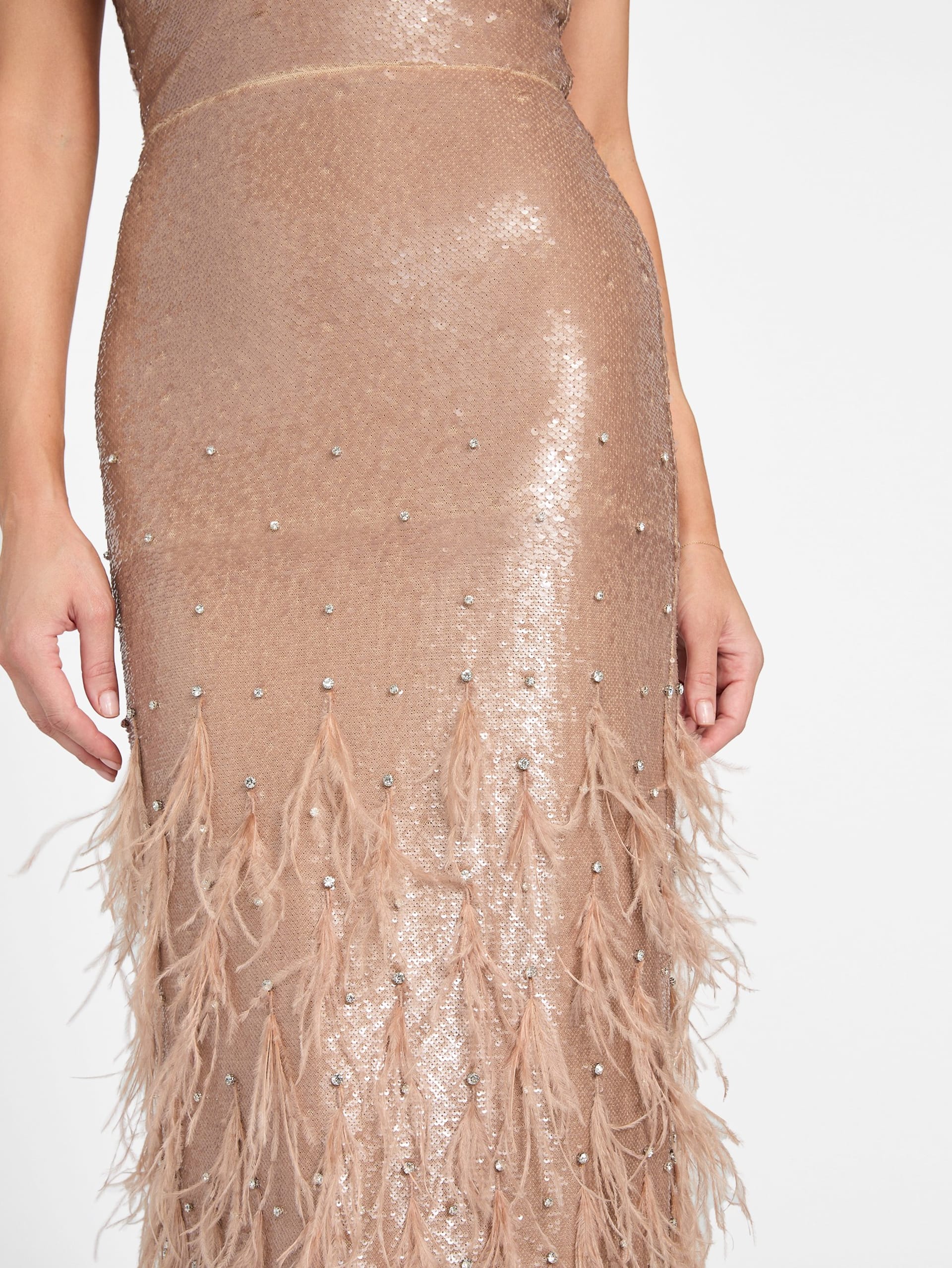 Vestido de penas Raya