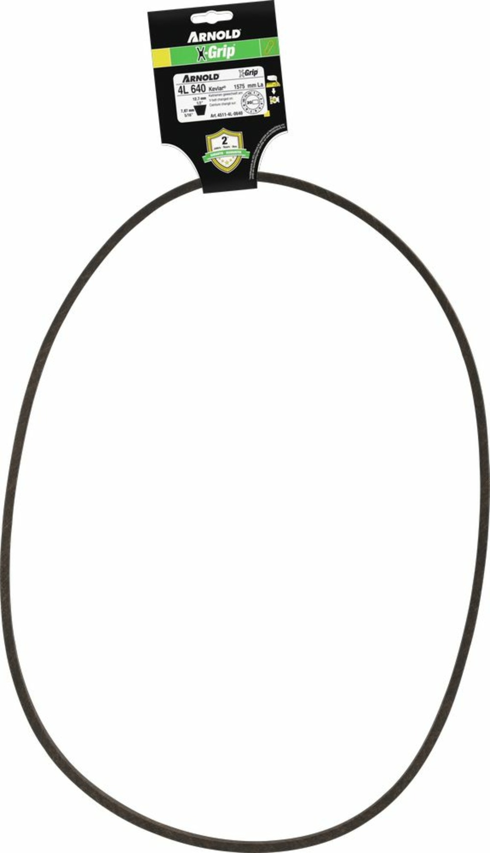 Courroie trapézoïdale x-grip v de type 4l640
