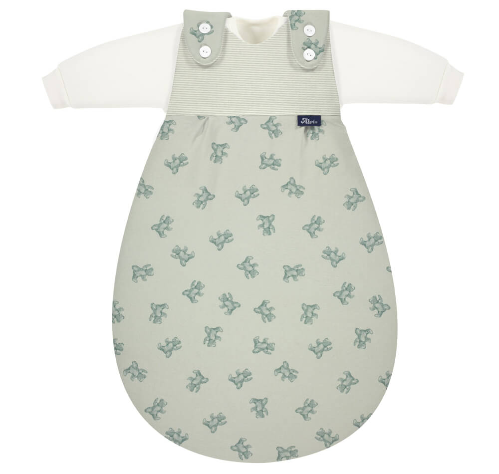ALVI Baby-Mäxchen 3tlg. Organic Cotton Smoky Stripe, 56/62