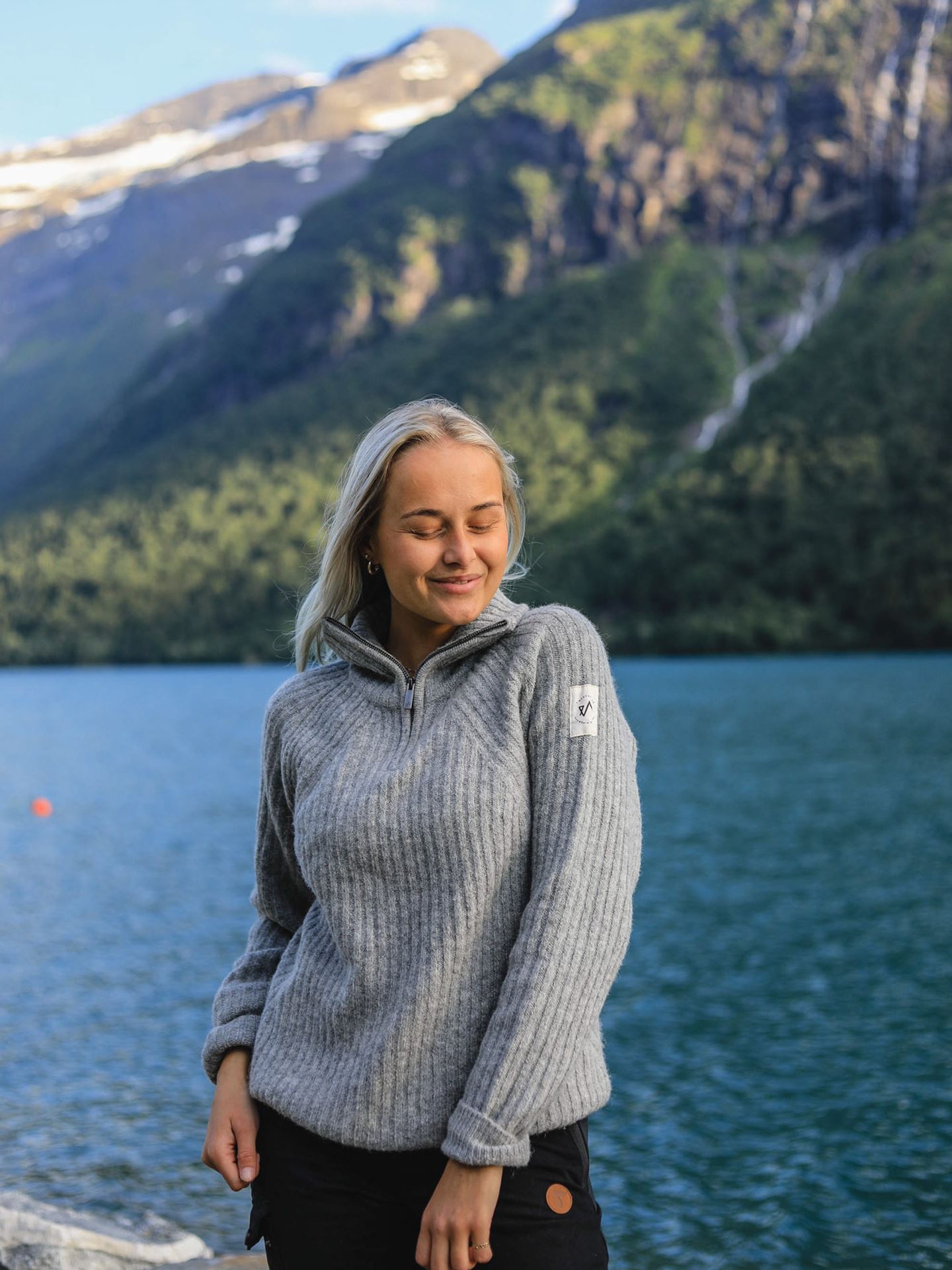 1222 Half Zip Genser