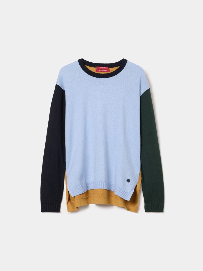 Camisola de algodão e caxemira