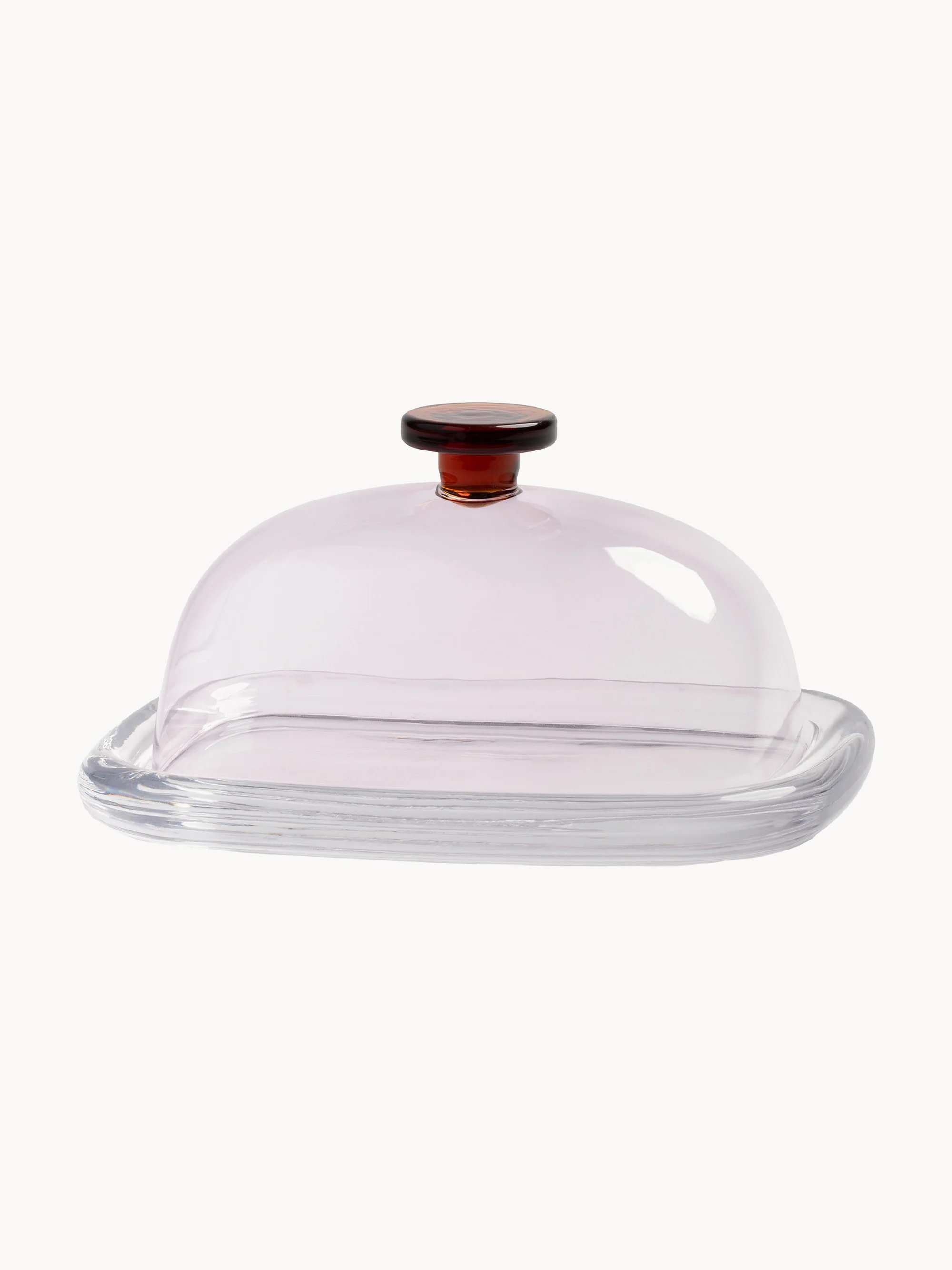 Handgemaakte botervloot Cantine uit borosilicaatglas