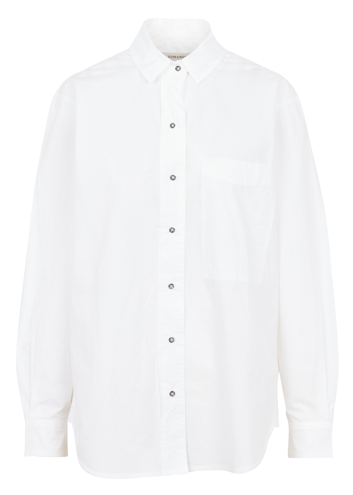 HERMANN - Chemise ample col classique en coton| Blanc