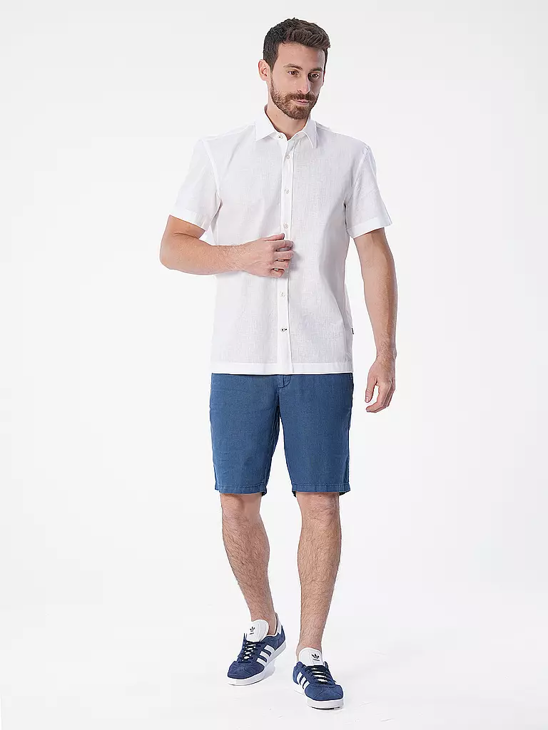 BRAX Leinenshorts BALU  blau