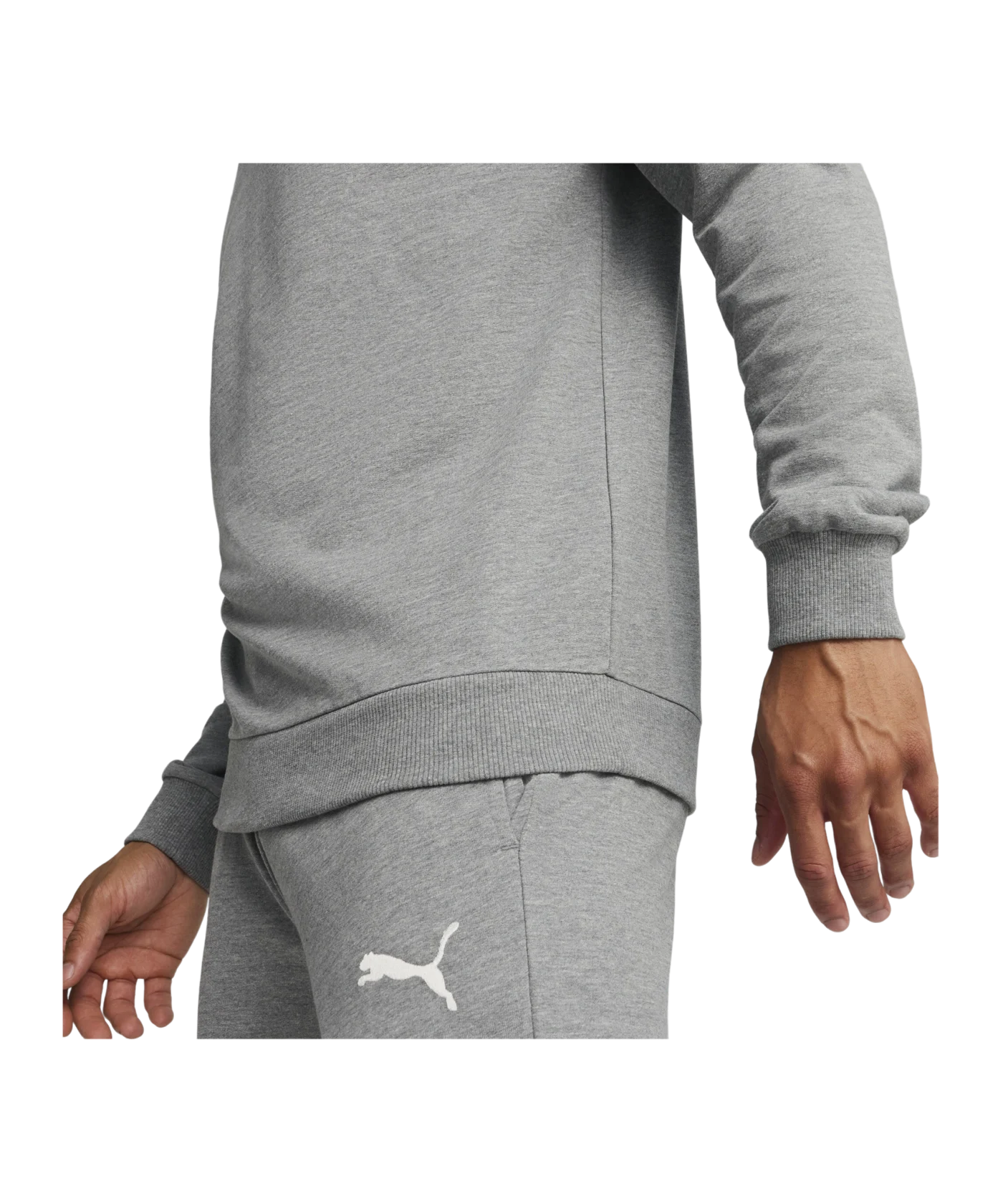 PUMA teamGOAL Casuals Sweatshirt Grau F33