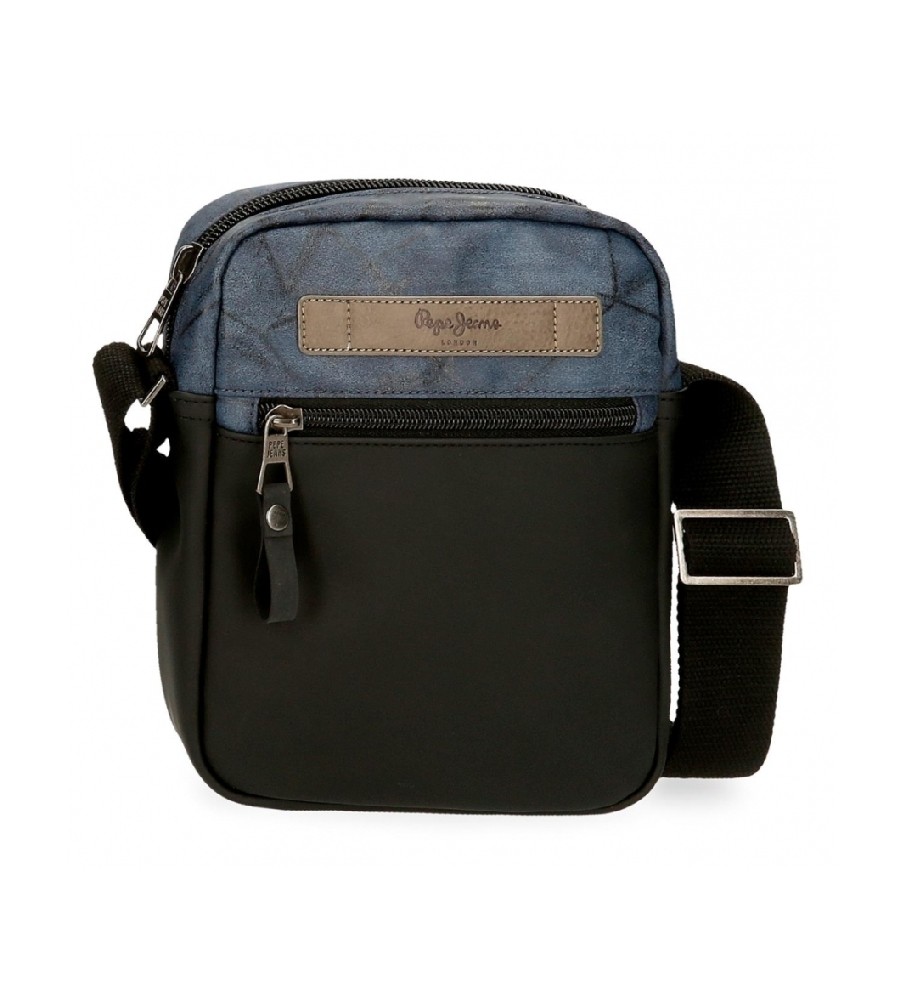 Bolsa de ombro média Pepe Jeans cor oceano