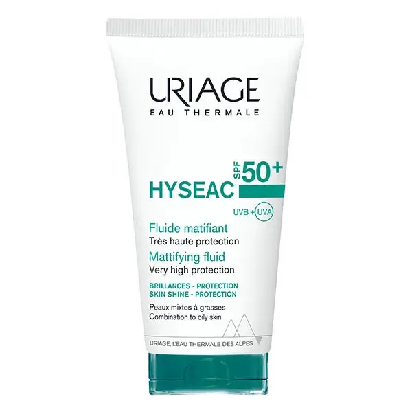 Fluido Matificante Uriage Hyséac FPS 50+ 50ml