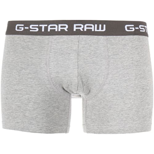 Lot de 3 Boxers Low Rise Noir Blanc Gris Chiné