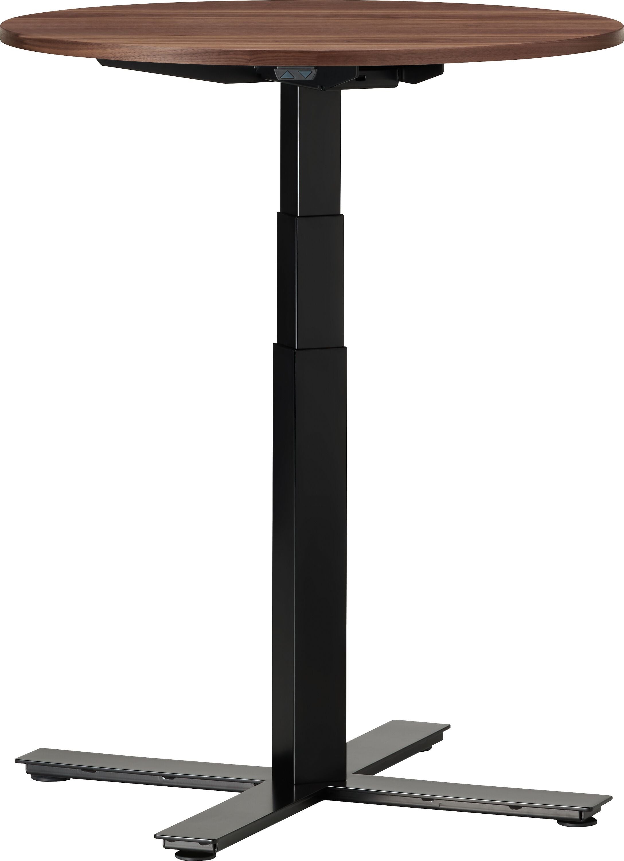 FLEXCUBE Besprechungstisch höhenverstellbar - Nussbaum / H: 62.5 cm