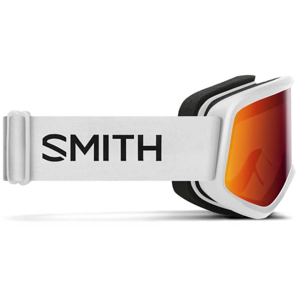 Masque de ski SMITH SNOWDAY JR WHITE RED SOLX MIRROR ANTIFOG
