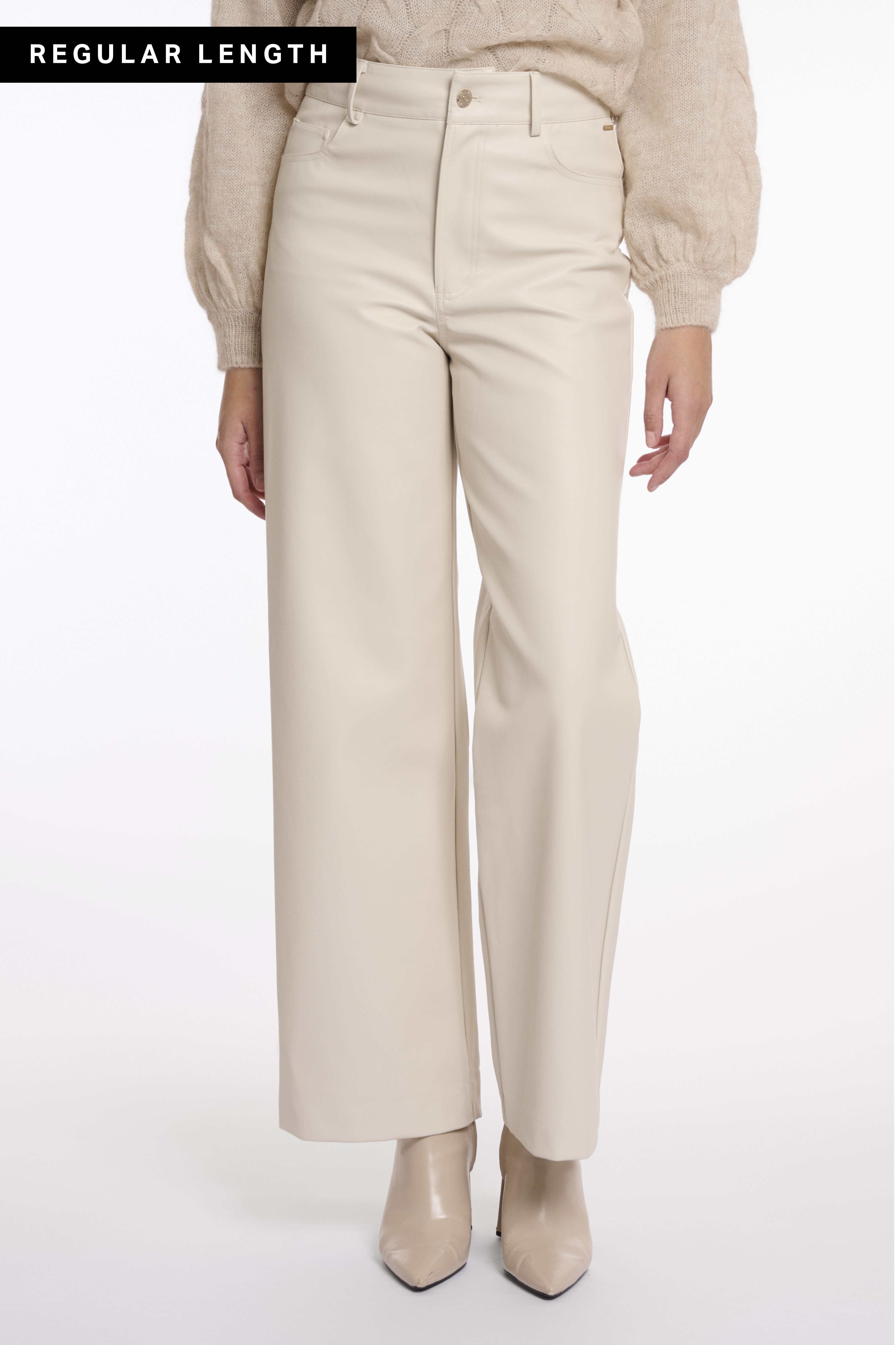 Rino & Pelle - Corian Regular Length Straight Leg Pants - Birch