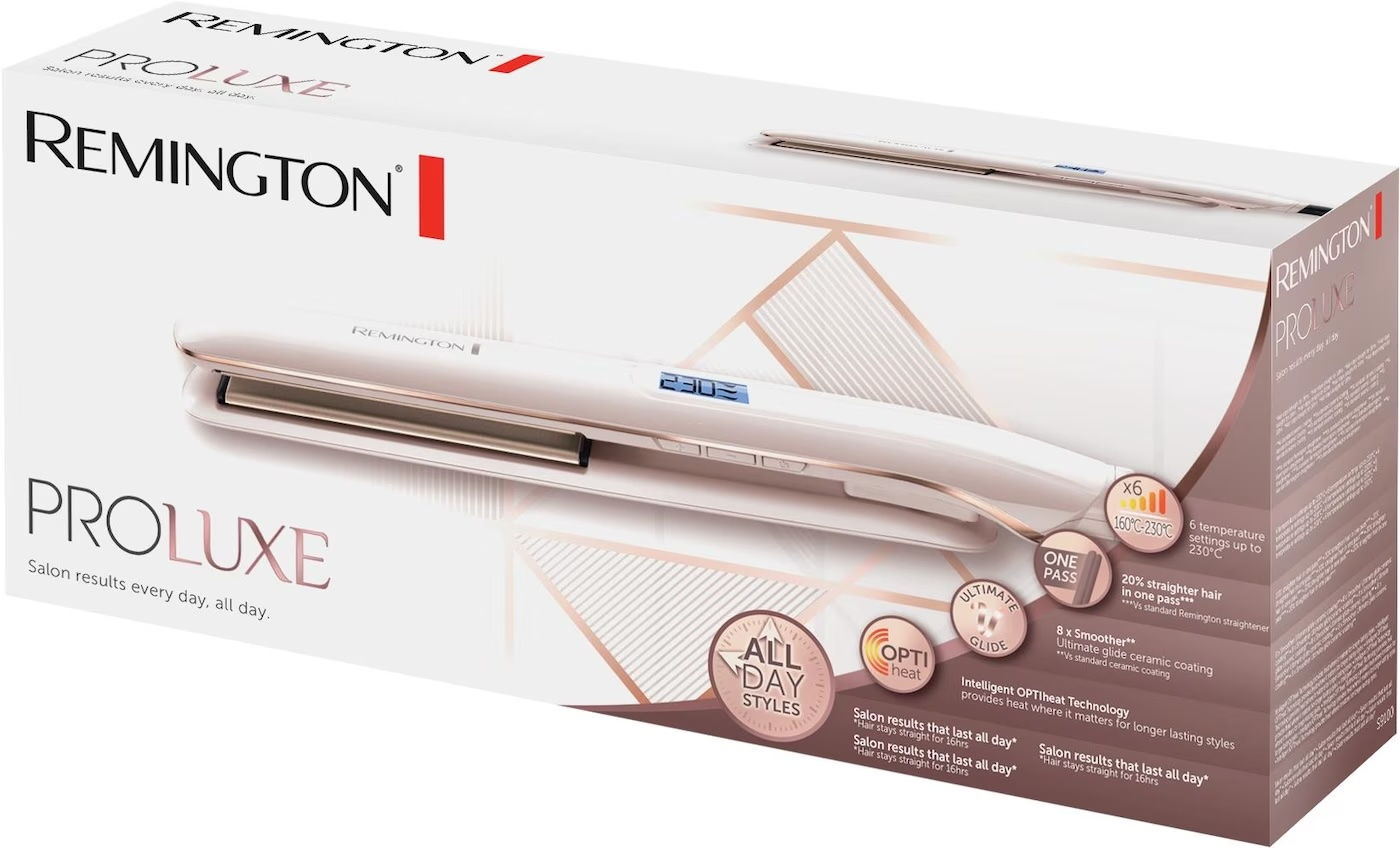 S9100 Haarglätter Pro Luxe Keramik Haar Streckeisen (45569560100) - Beige