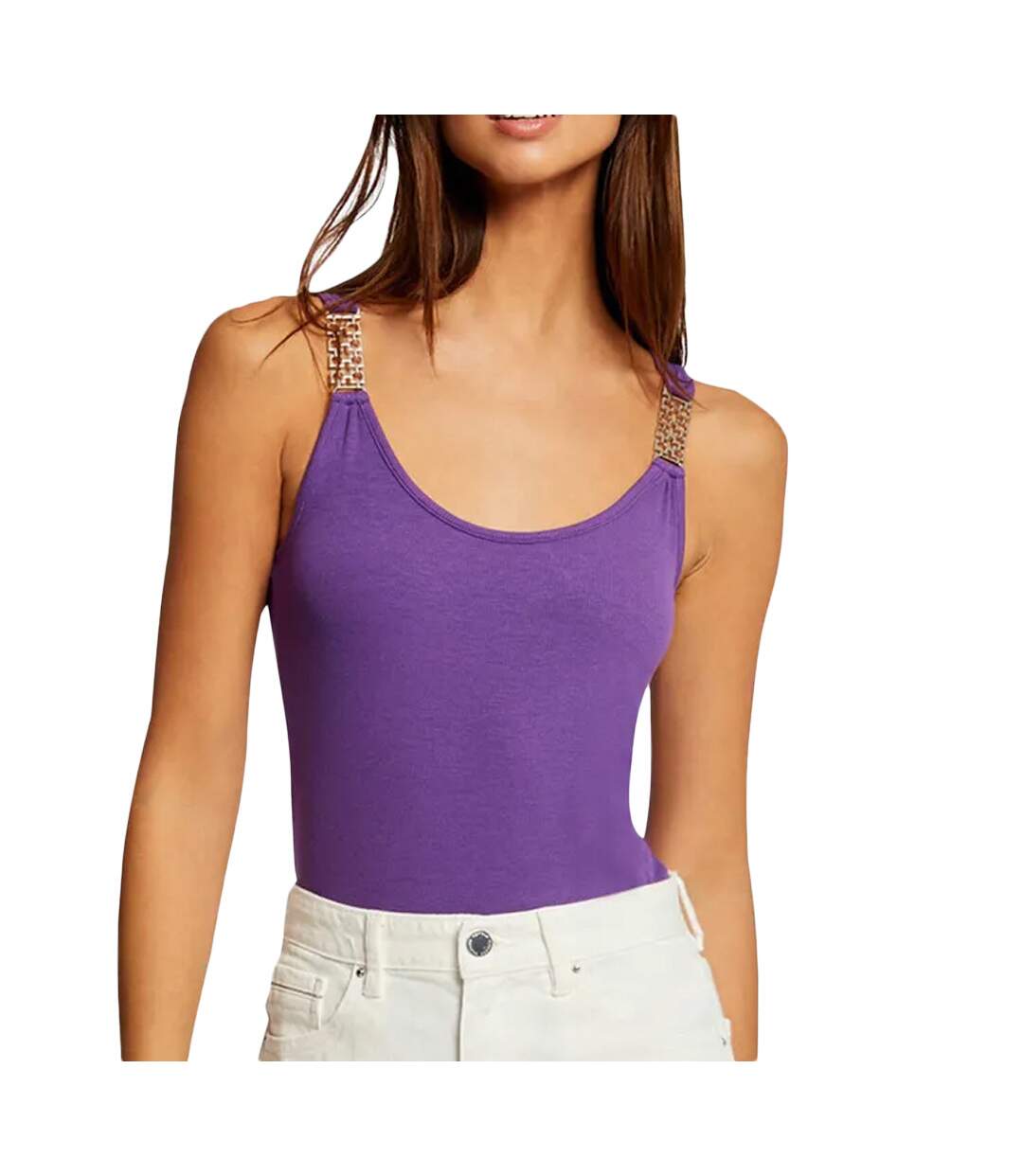 Débardeur Violet Femme Morgan Dua