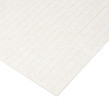Kleurstaal lattenwand vilt Perth beige 20x30cm