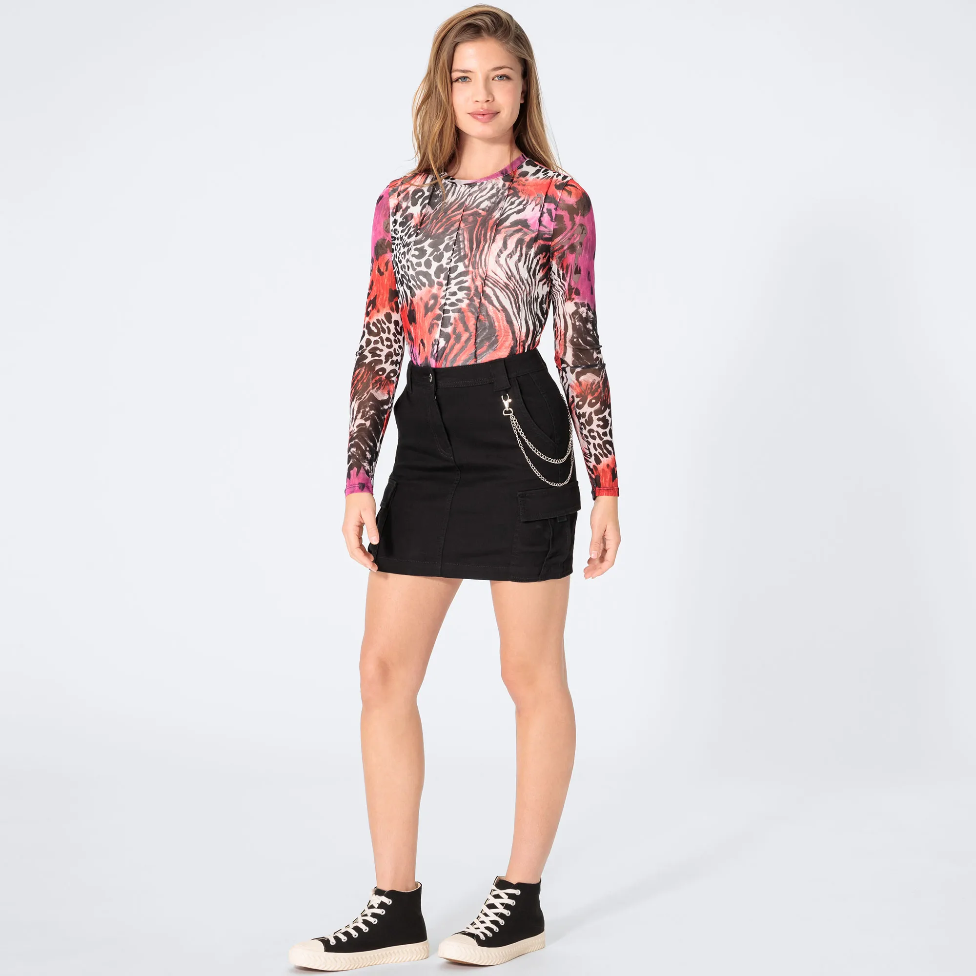 Damen-Rock mit Cargo-Taschen