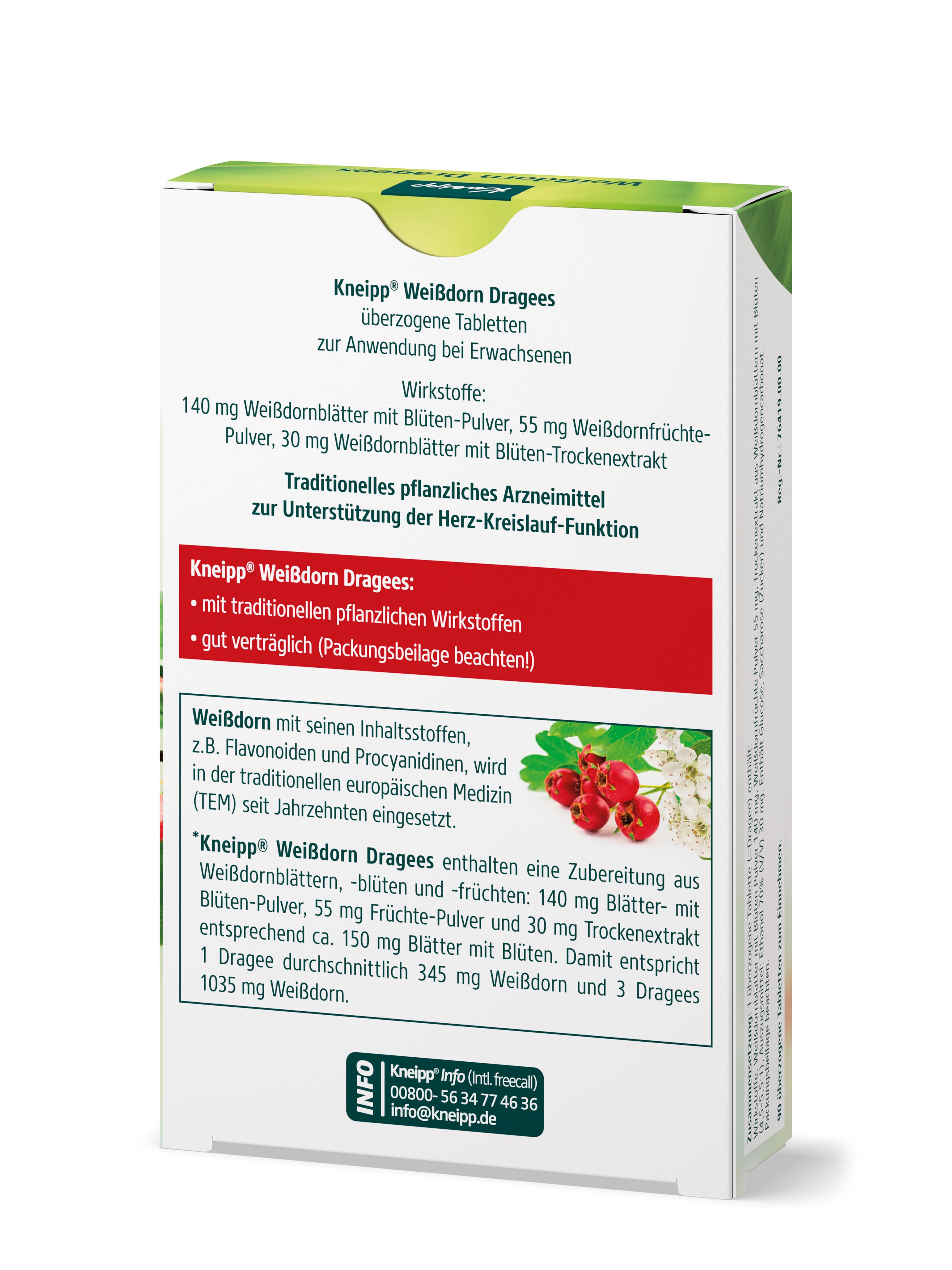 Kneipp® Weißdorn Dragees