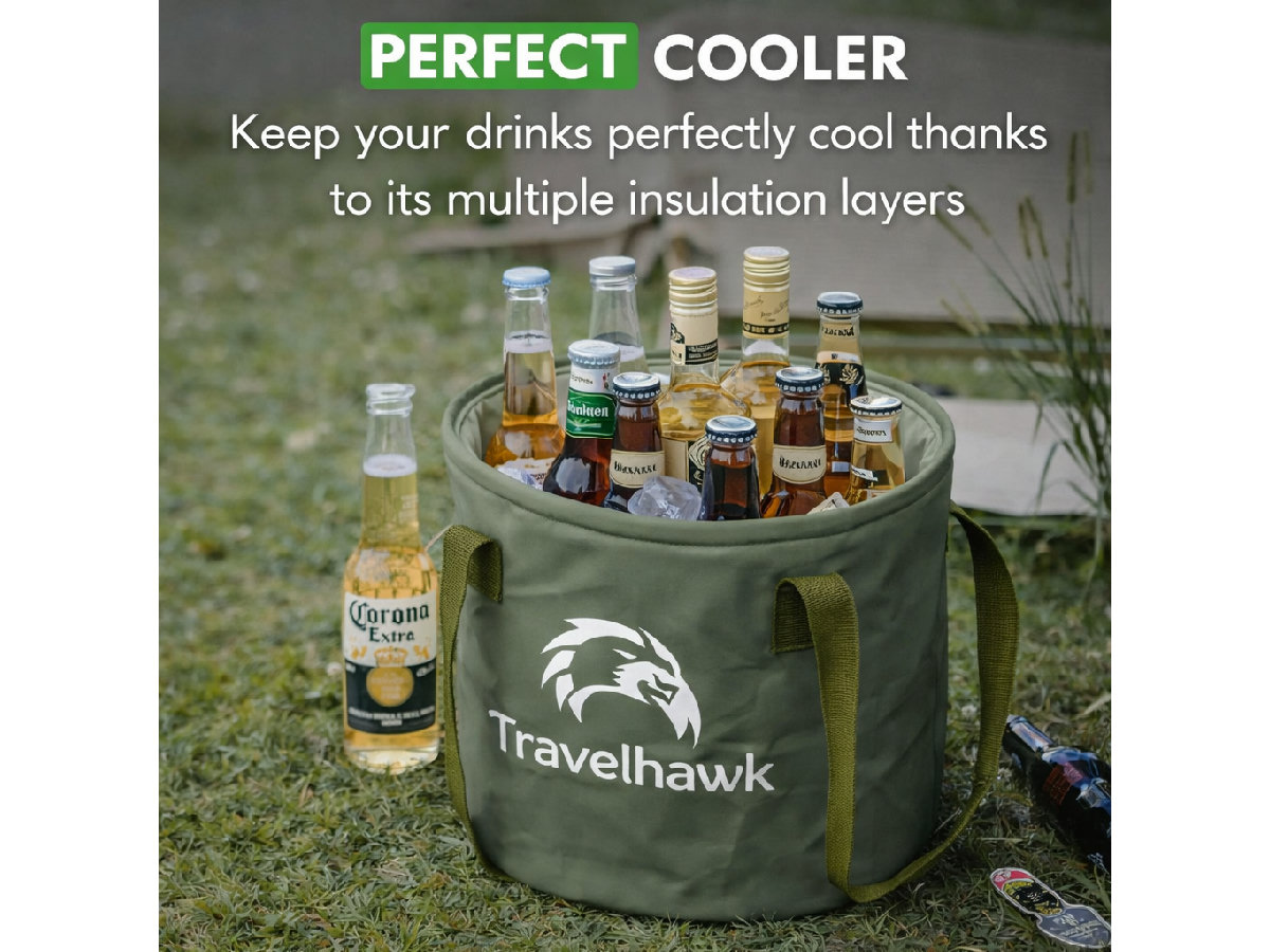 Travelhawk opvouwbare emmer - 10 liter