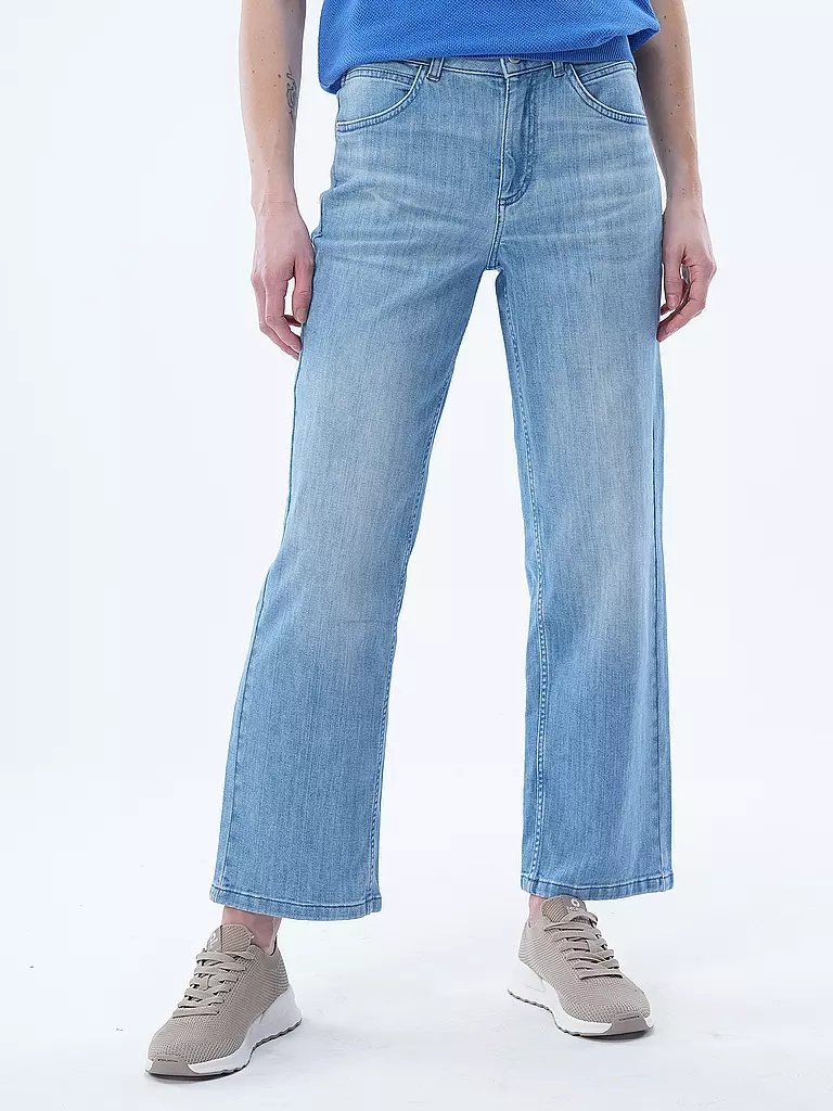 LANIUS Jeans Relaxed Fit 7/8 hellblau