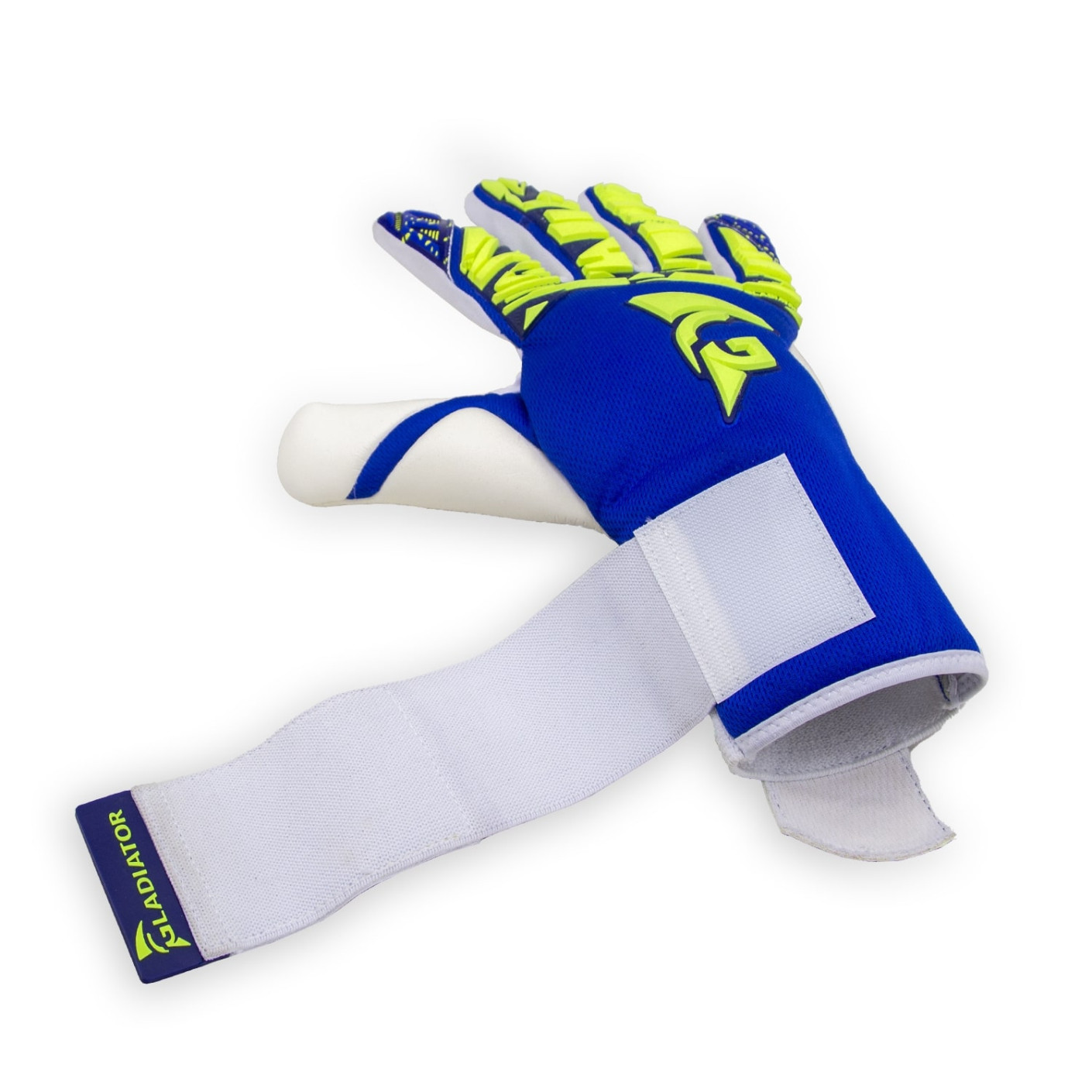 Gladiator Sports Stewi 2.0 Keepershandschoenen Blauw Geel