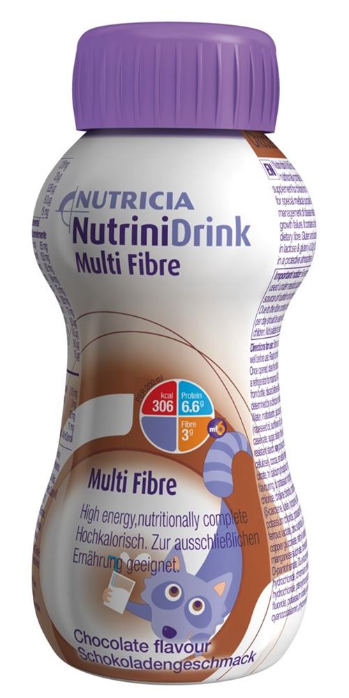 NUTRINI Multi Fibre<br>200 ml, Flasche, Emulsion zum Einnehmen, Schokolade