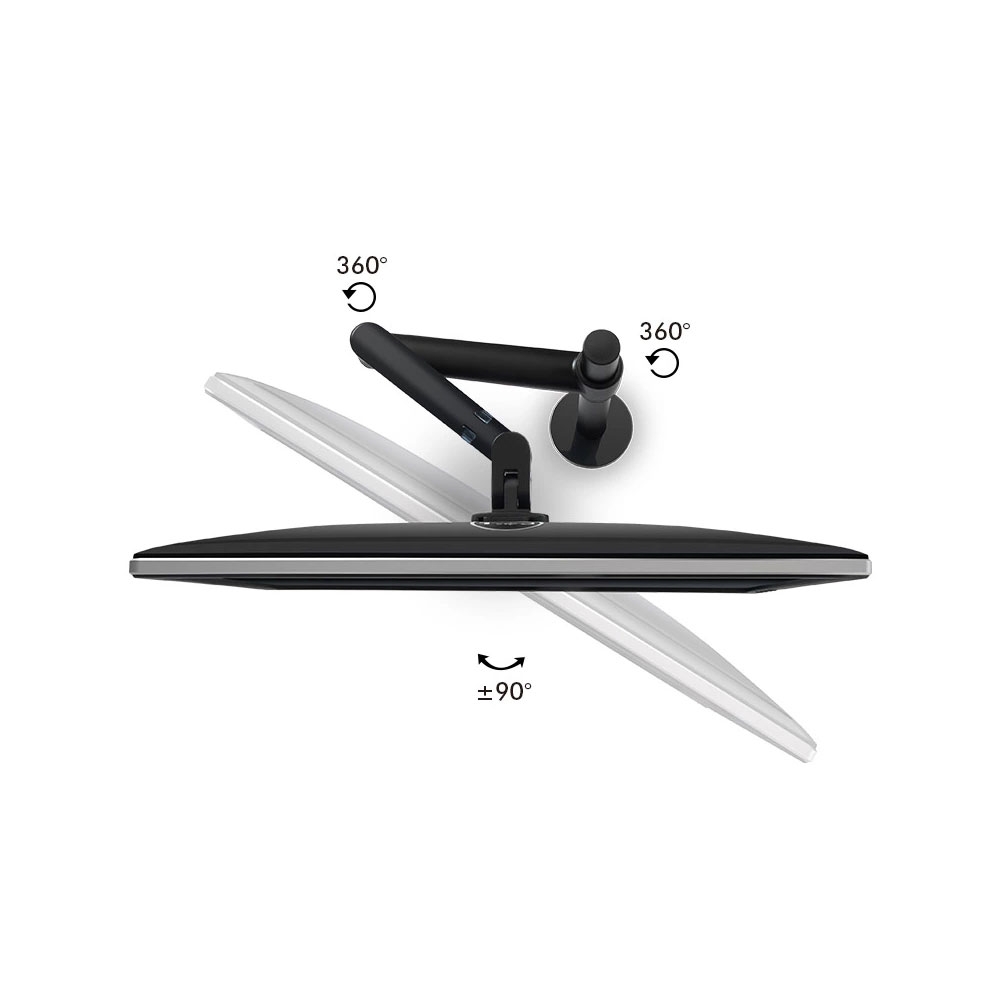 Schwenkbare Aluminium Monitor Tischhalterung Arm 17