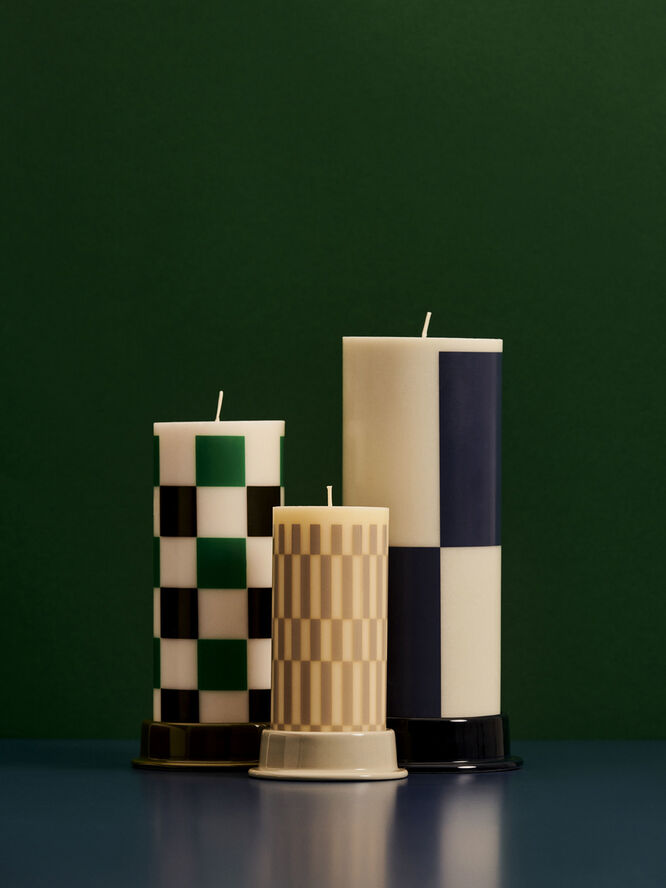 Hay Column Candle-Large
