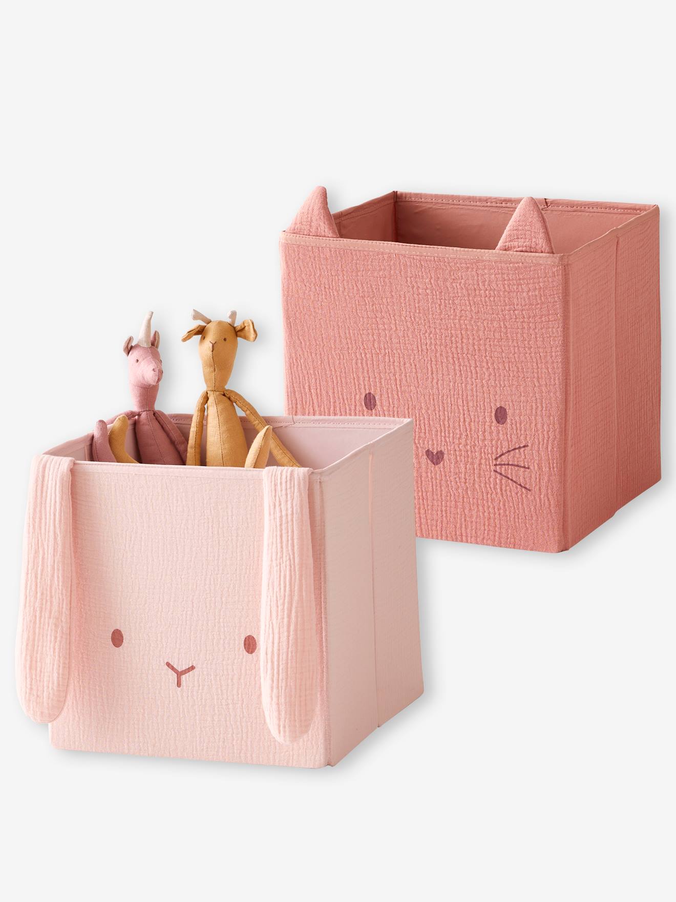 Pacote com 2 caixas de gaze de algodão para animais, cor amarela.
