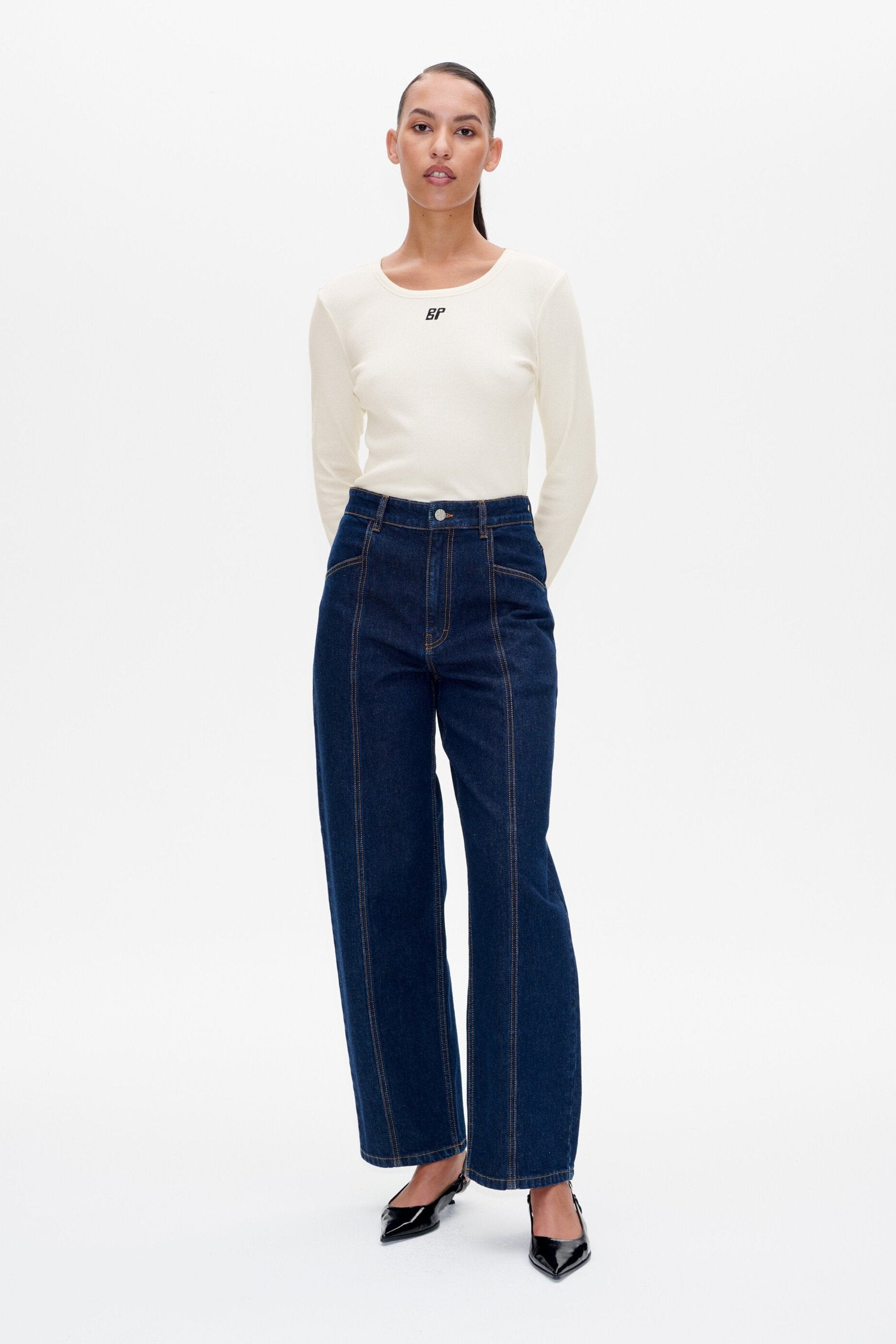 Baum und Pferdgarten  Nara jeans - Night Sky Denim